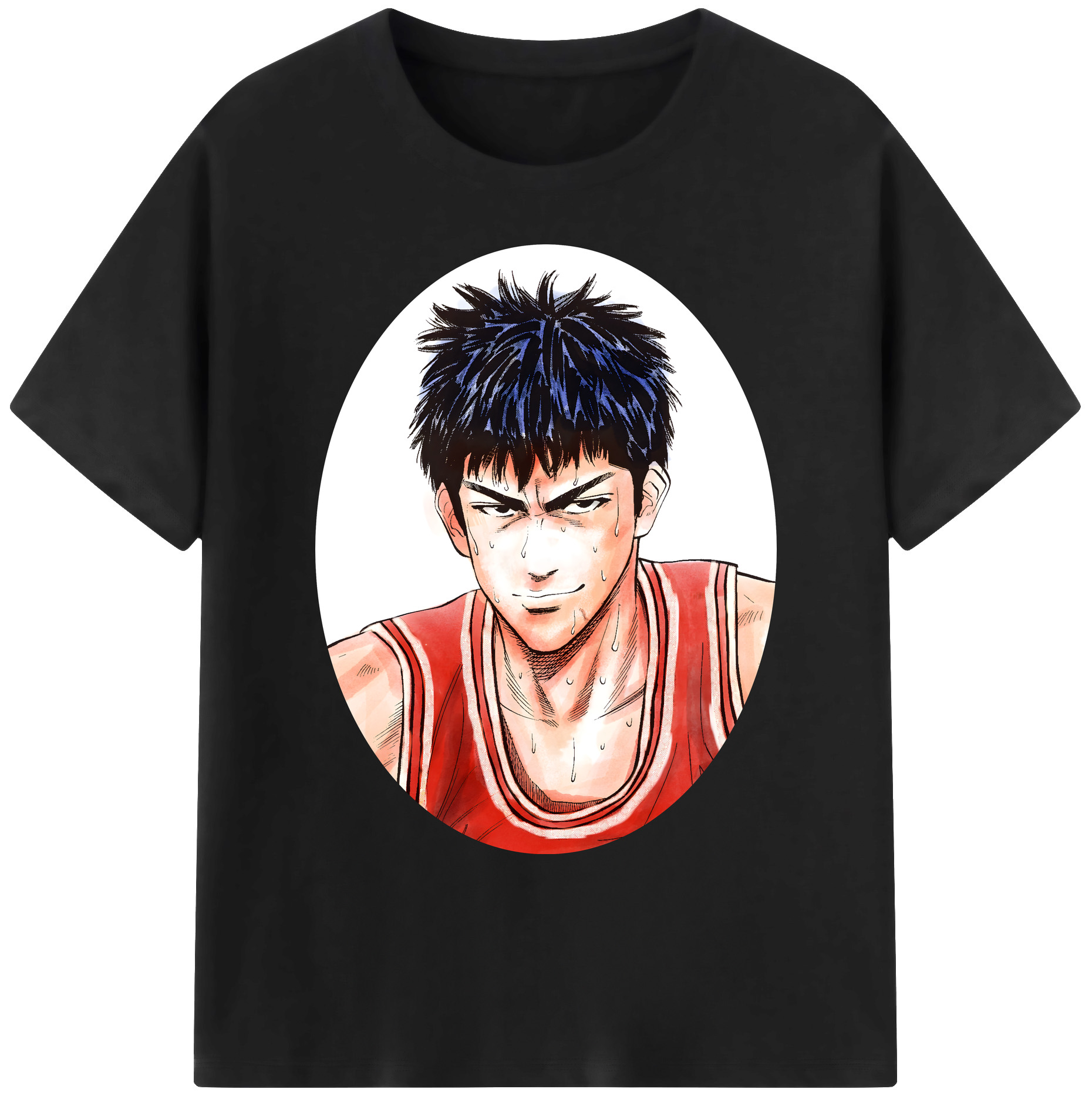 （画像用） SLAM DUNK／スラムダンク 綿100％ メンズ半袖Tシャツ｜肌触りやわらか＆通気性