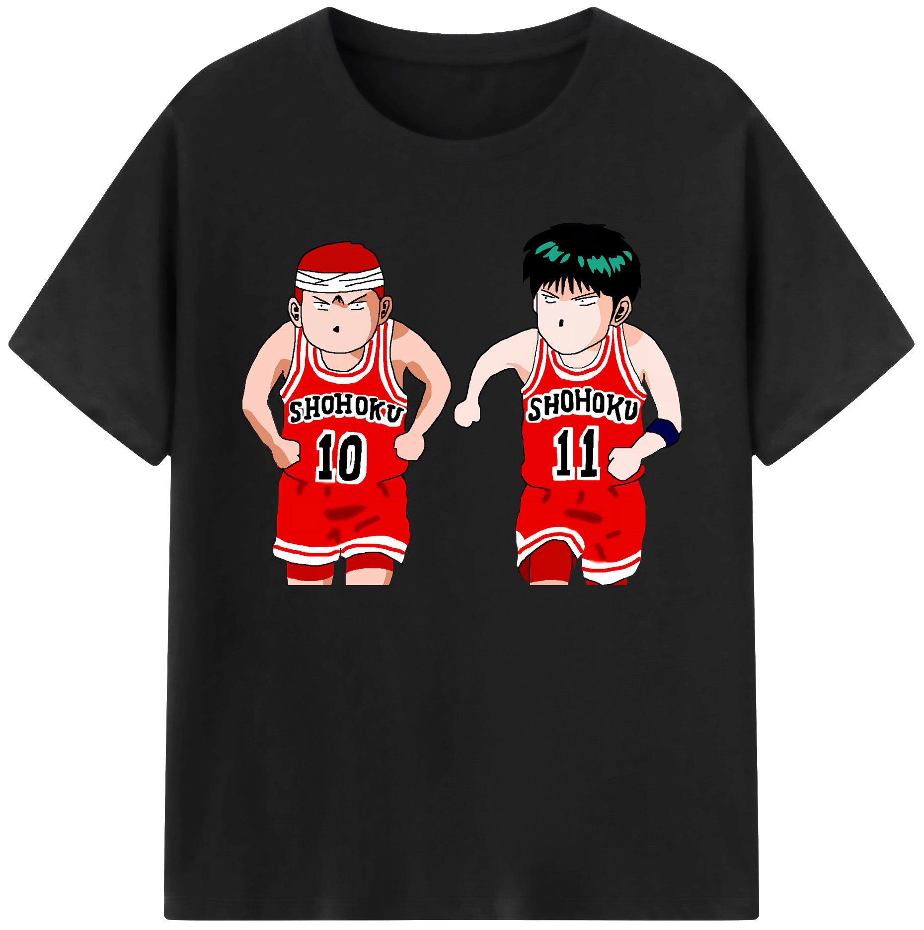 （画像用） SLAM DUNK／スラムダンク 綿100％ メンズ半袖Tシャツ｜肌触りやわらか＆通気性