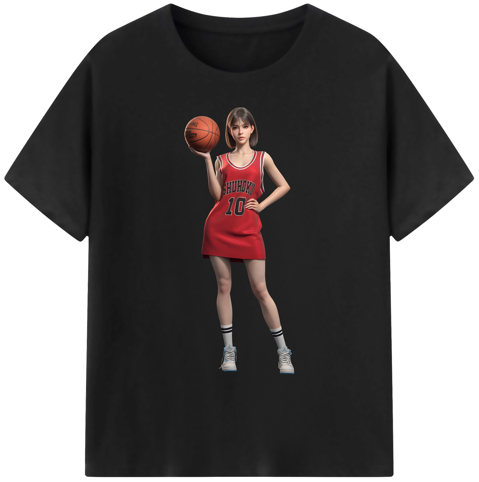（画像用） SLAM DUNK／スラムダンク 綿100％ メンズ半袖Tシャツ｜肌触りやわらか＆通気性