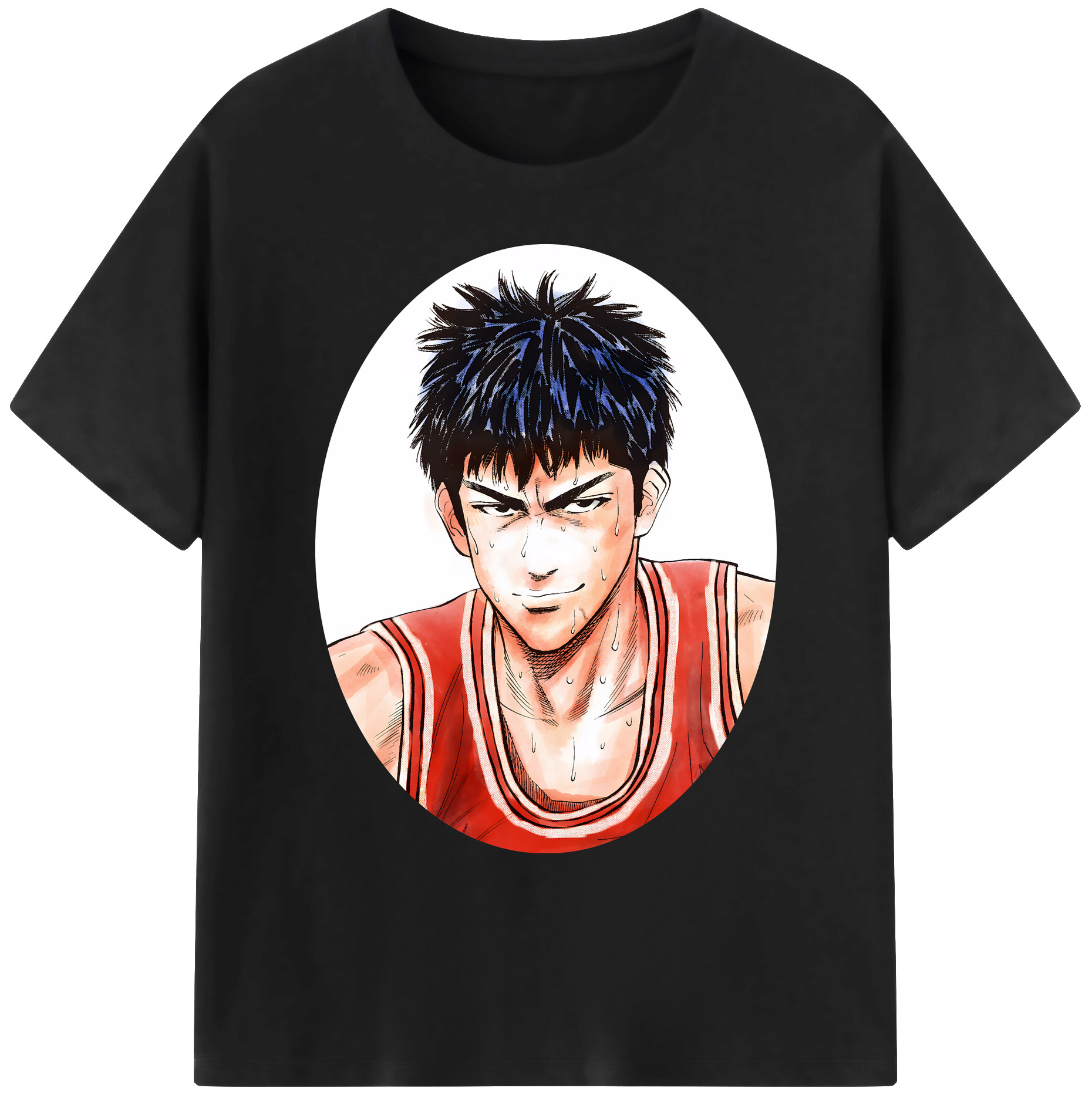 （画像用） SLAM DUNK／スラムダンク 綿100％ メンズ半袖Tシャツ｜肌触りやわらか＆通気性