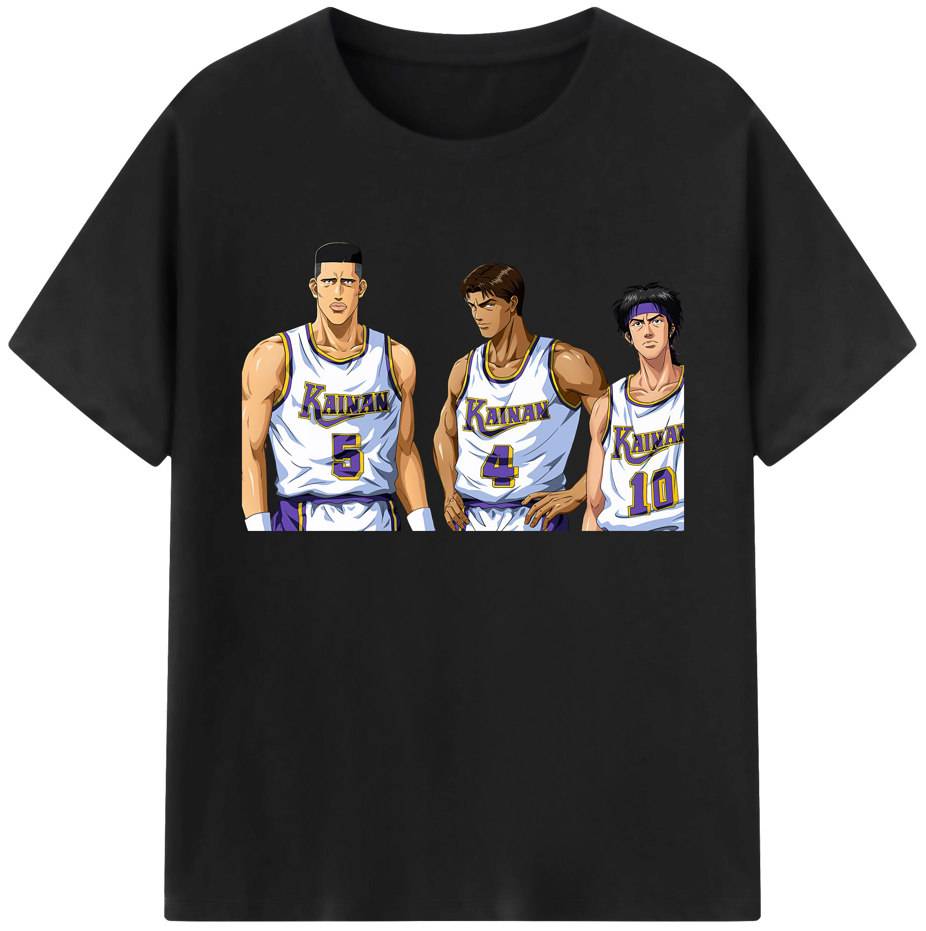 （画像用） SLAM DUNK／スラムダンク 綿100％ メンズ半袖Tシャツ｜肌触りやわらか＆通気性