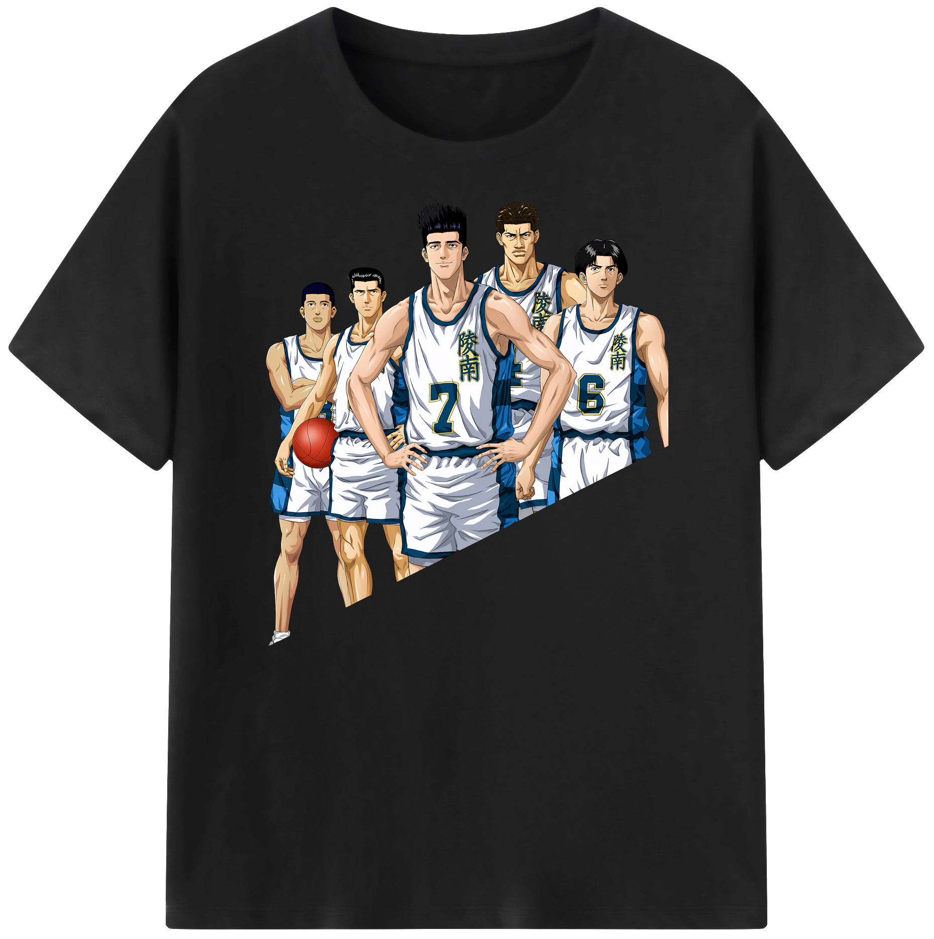 （画像用） SLAM DUNK／スラムダンク 綿100％ メンズ半袖Tシャツ｜肌触りやわらか＆通気性