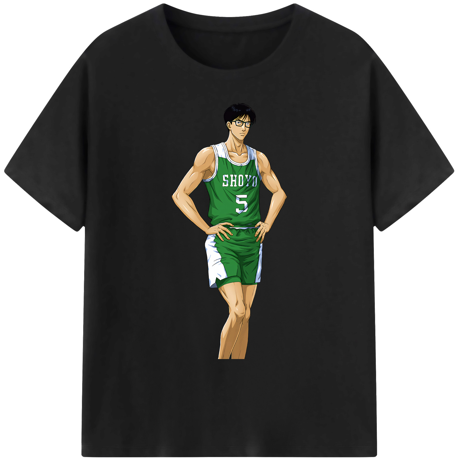 （画像用） SLAM DUNK／スラムダンク 綿100％ メンズ半袖Tシャツ｜肌触りやわらか＆通気性