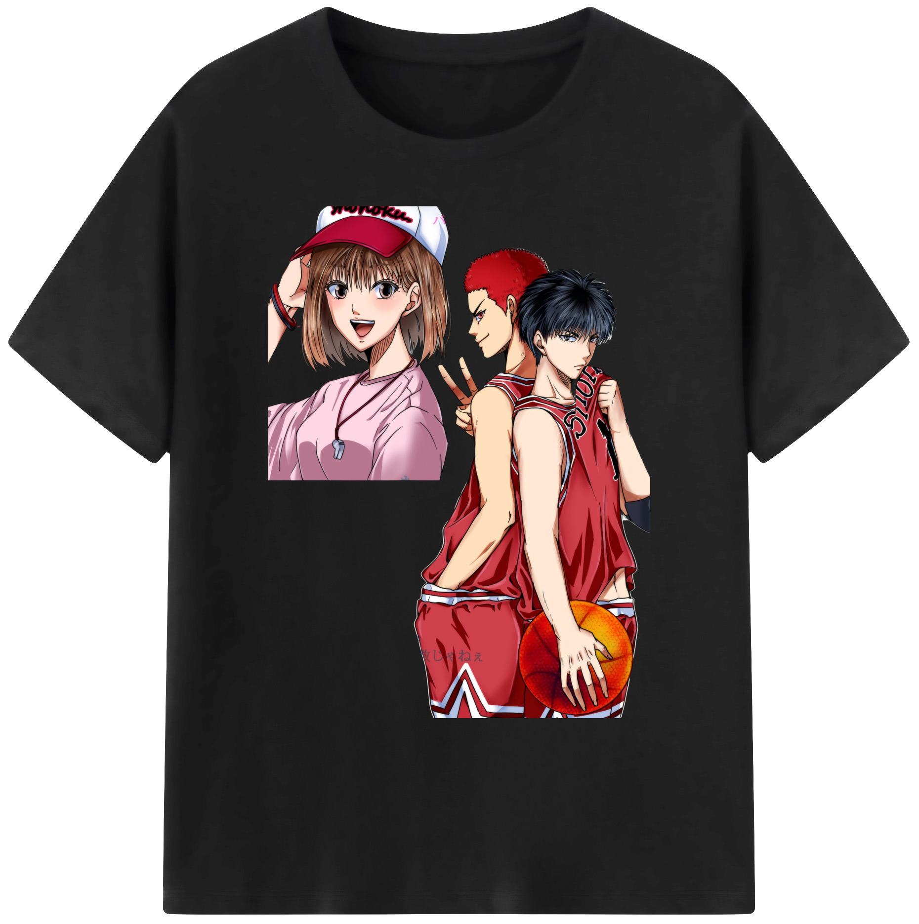 （画像用） SLAM DUNK／スラムダンク 綿100％ メンズ半袖Tシャツ｜肌触りやわらか＆通気性
