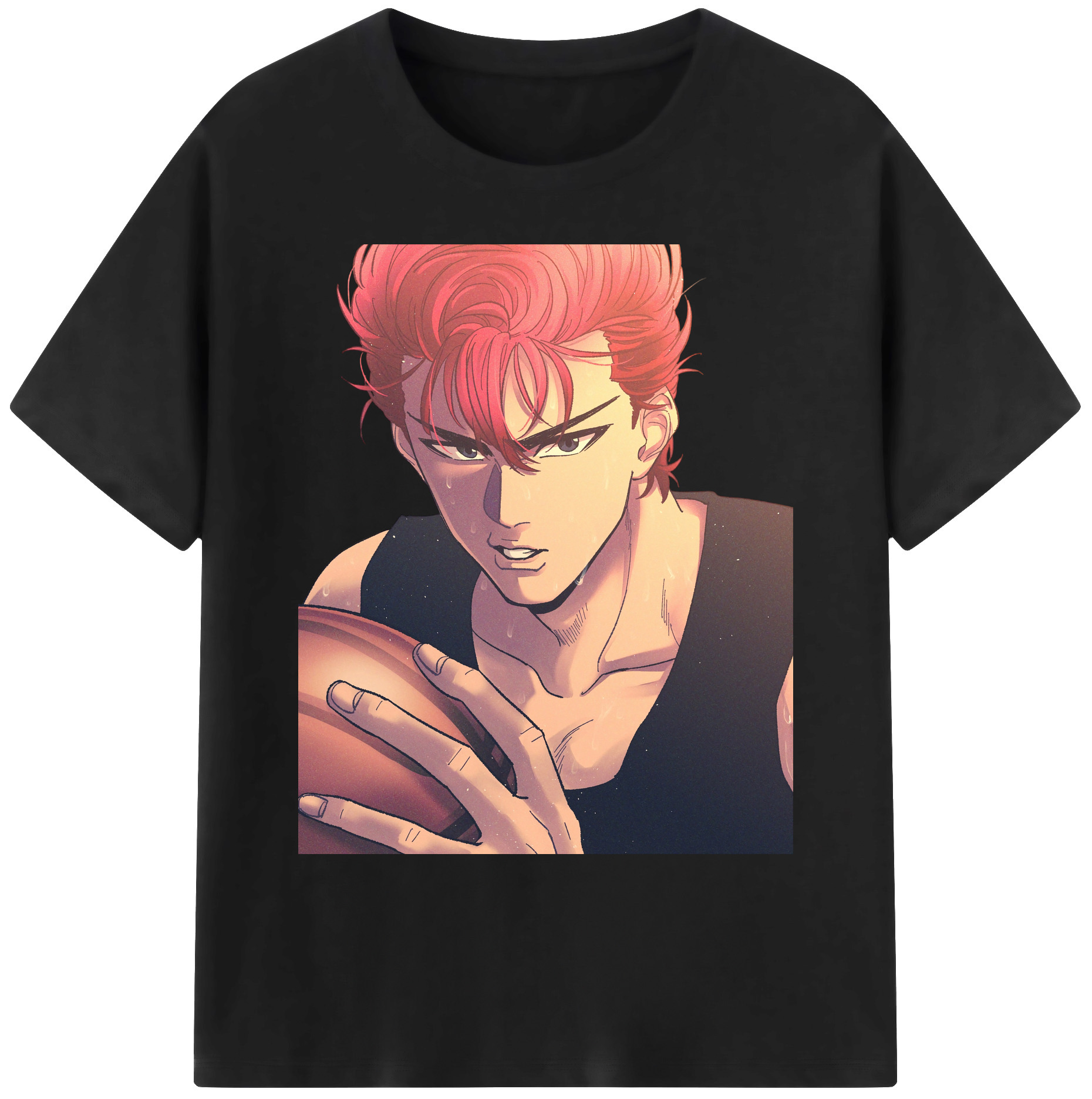 （画像用） SLAM DUNK／スラムダンク 綿100％ メンズ半袖Tシャツ｜肌触りやわらか＆通気性