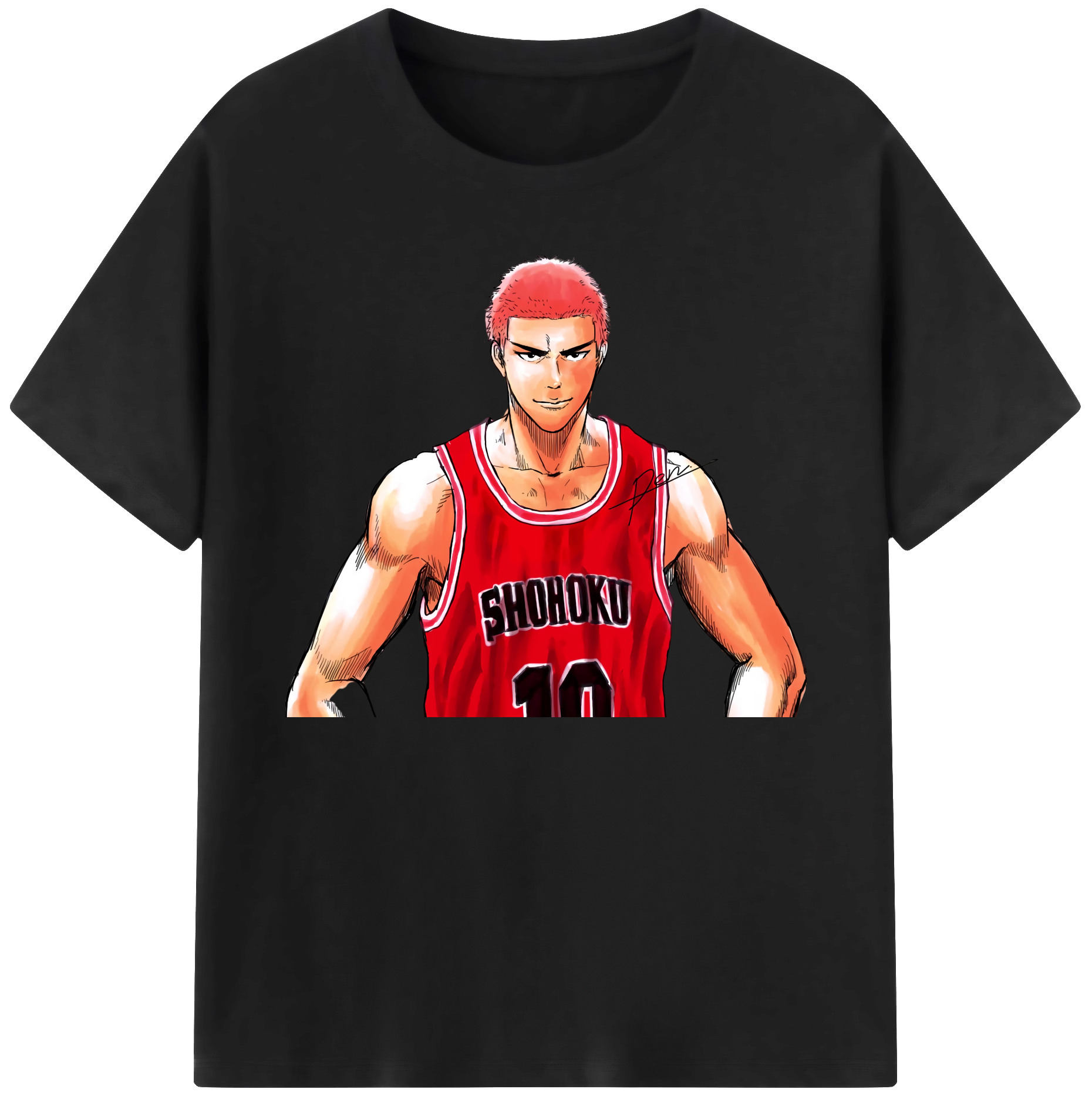（画像用） SLAM DUNK／スラムダンク 綿100％ メンズ半袖Tシャツ｜肌触りやわらか＆通気性