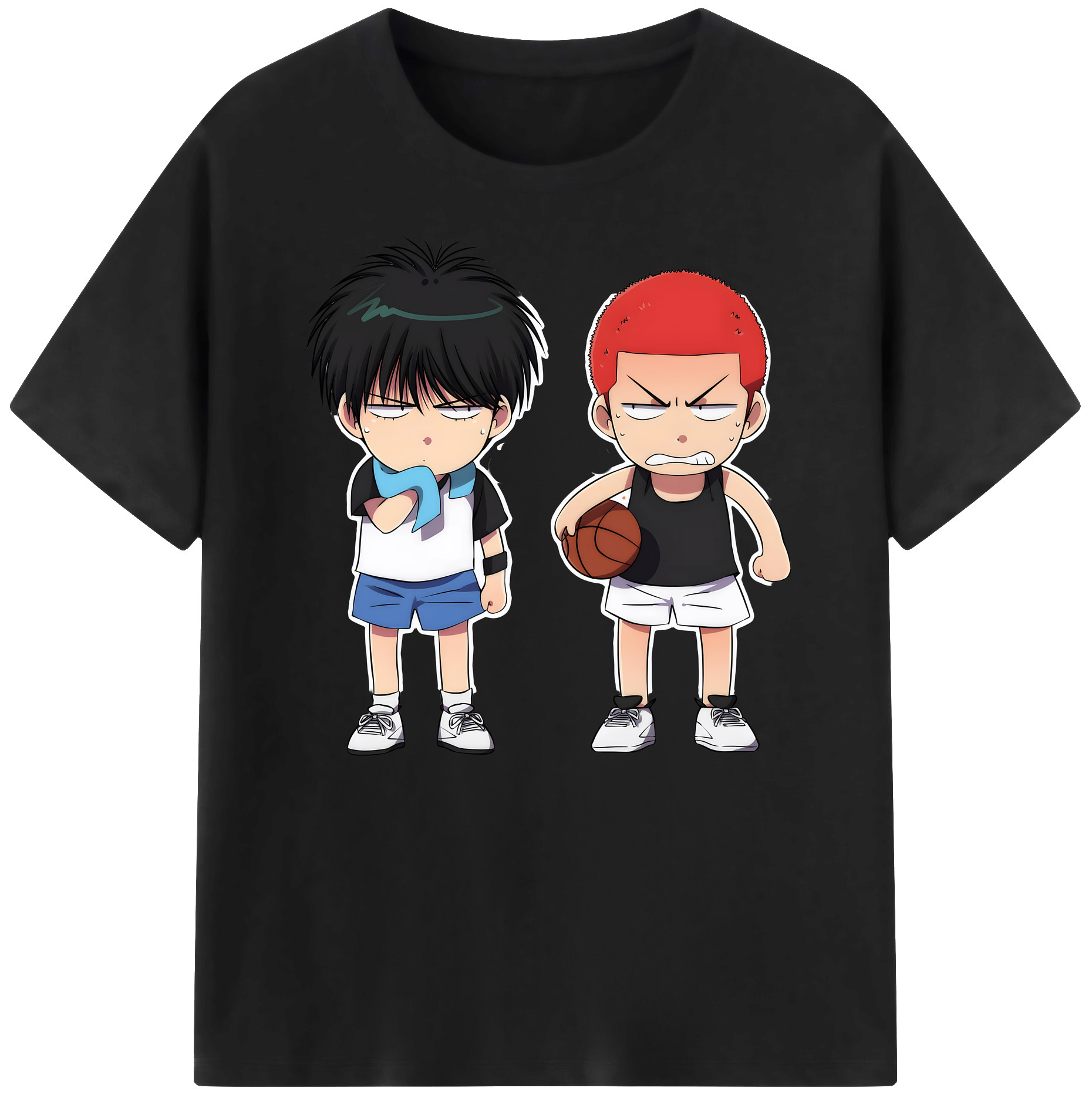（画像用） SLAM DUNK／スラムダンク 綿100％ メンズ半袖Tシャツ｜肌触りやわらか＆通気性