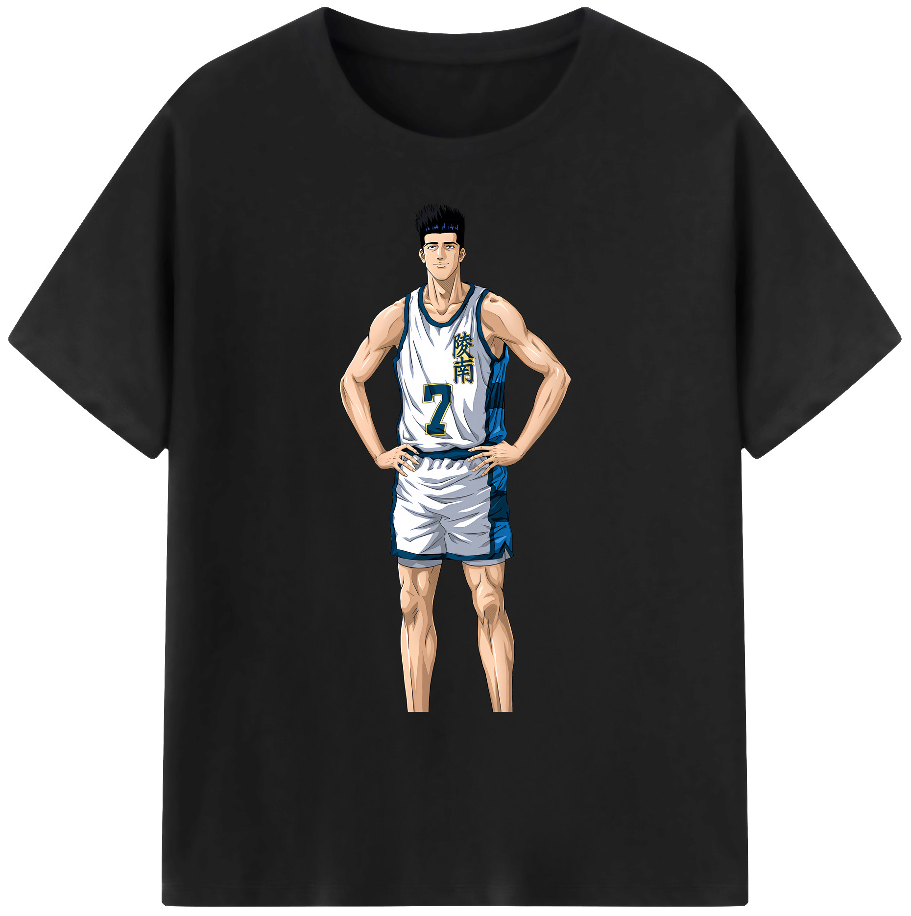 （画像用） SLAM DUNK／スラムダンク 綿100％ メンズ半袖Tシャツ｜肌触りやわらか＆通気性