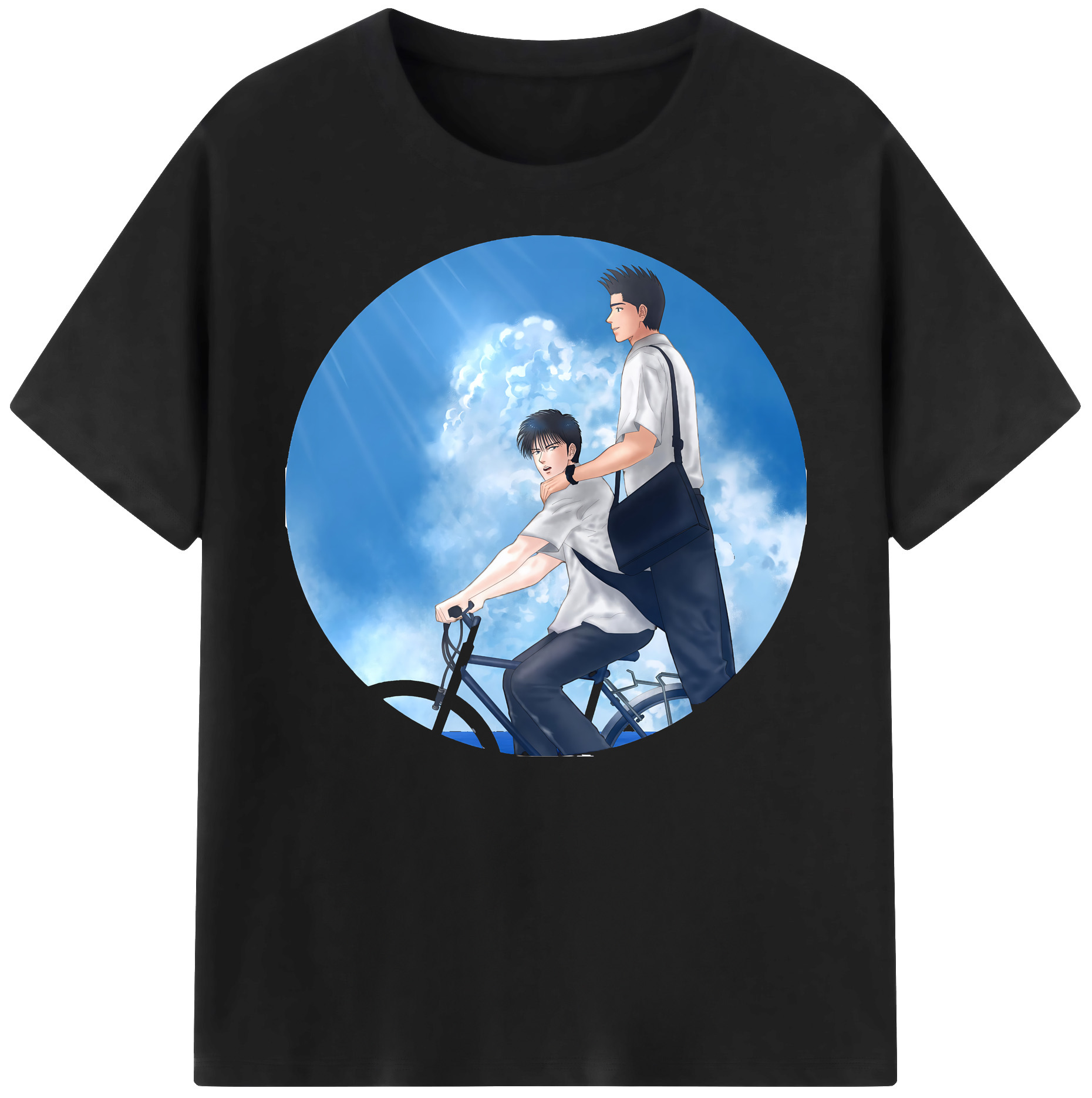 （画像用） SLAM DUNK／スラムダンク 綿100％ メンズ半袖Tシャツ｜肌触りやわらか＆通気性