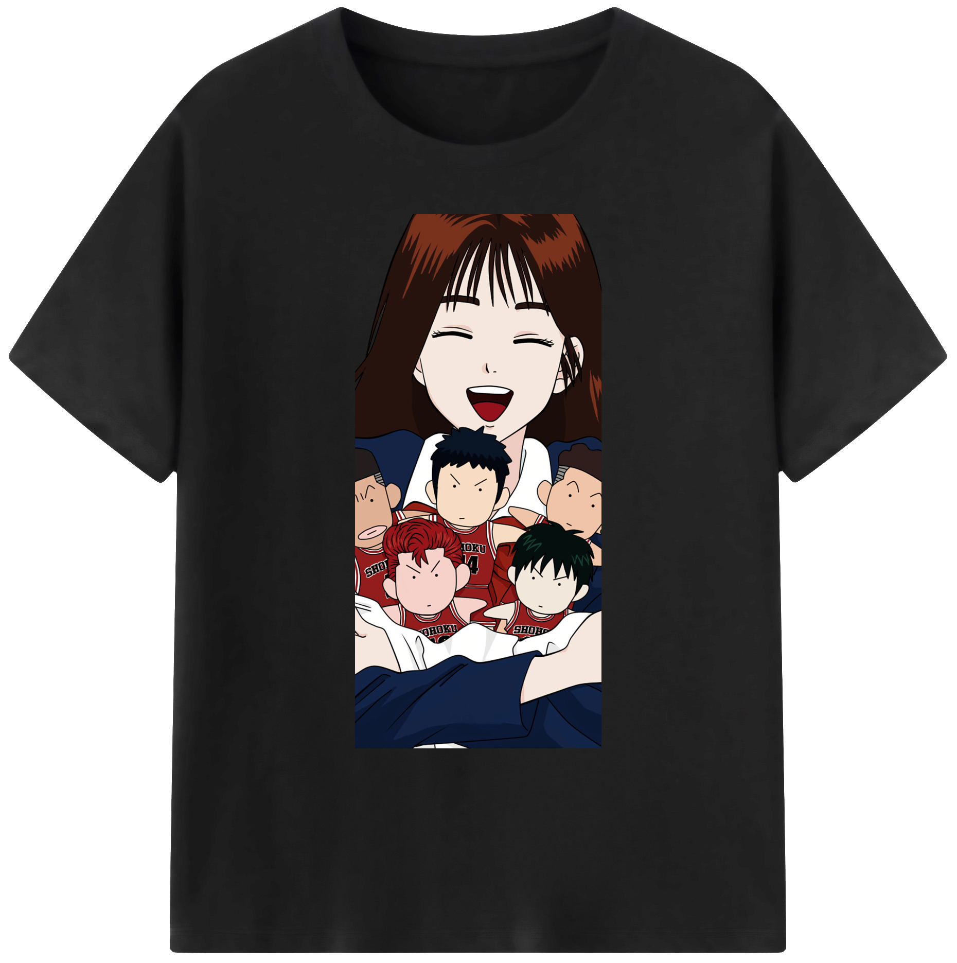（画像用） SLAM DUNK／スラムダンク 綿100％ メンズ半袖Tシャツ｜肌触りやわらか＆通気性