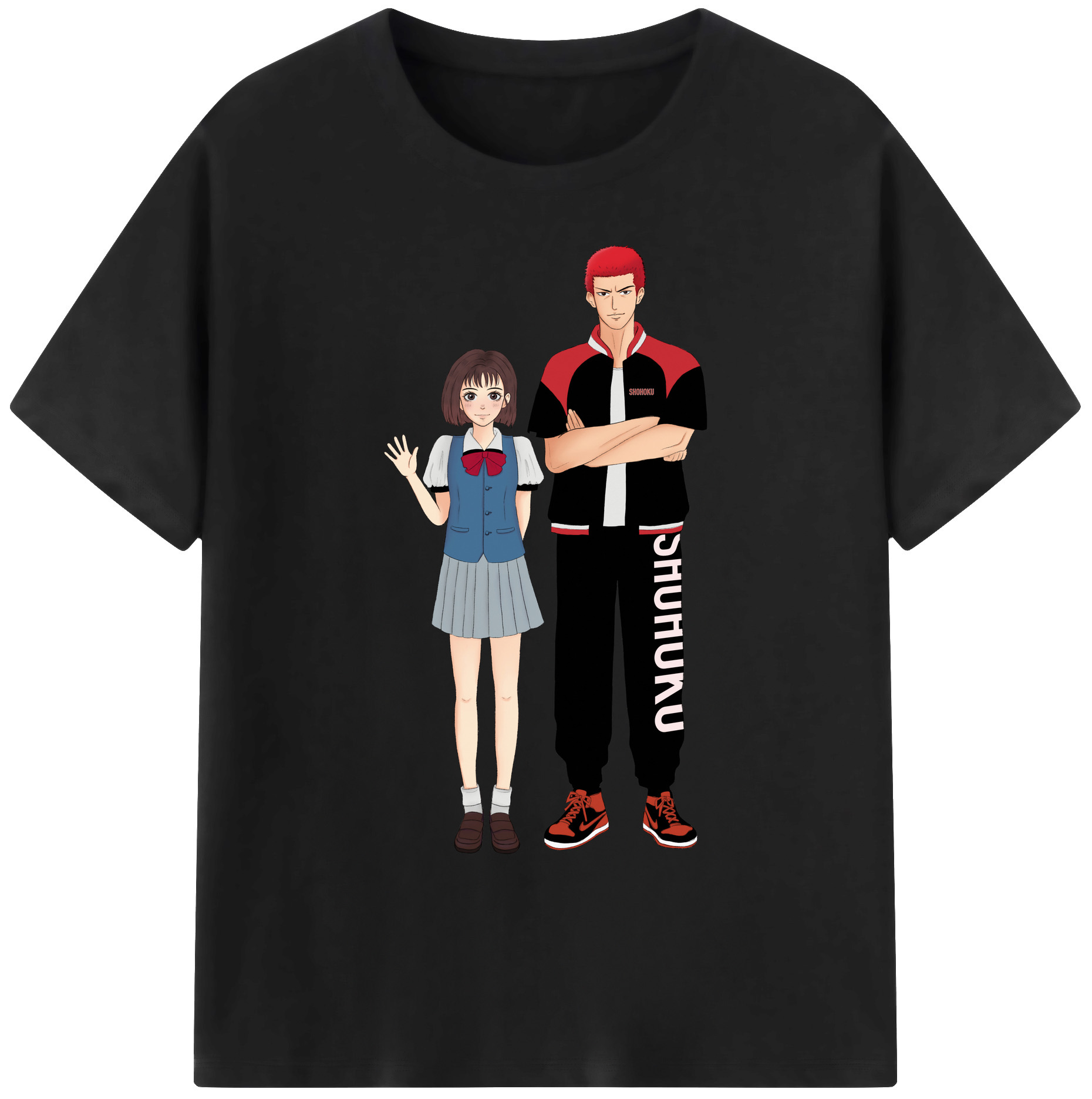 （画像用） SLAM DUNK／スラムダンク 綿100％ メンズ半袖Tシャツ｜肌触りやわらか＆通気性