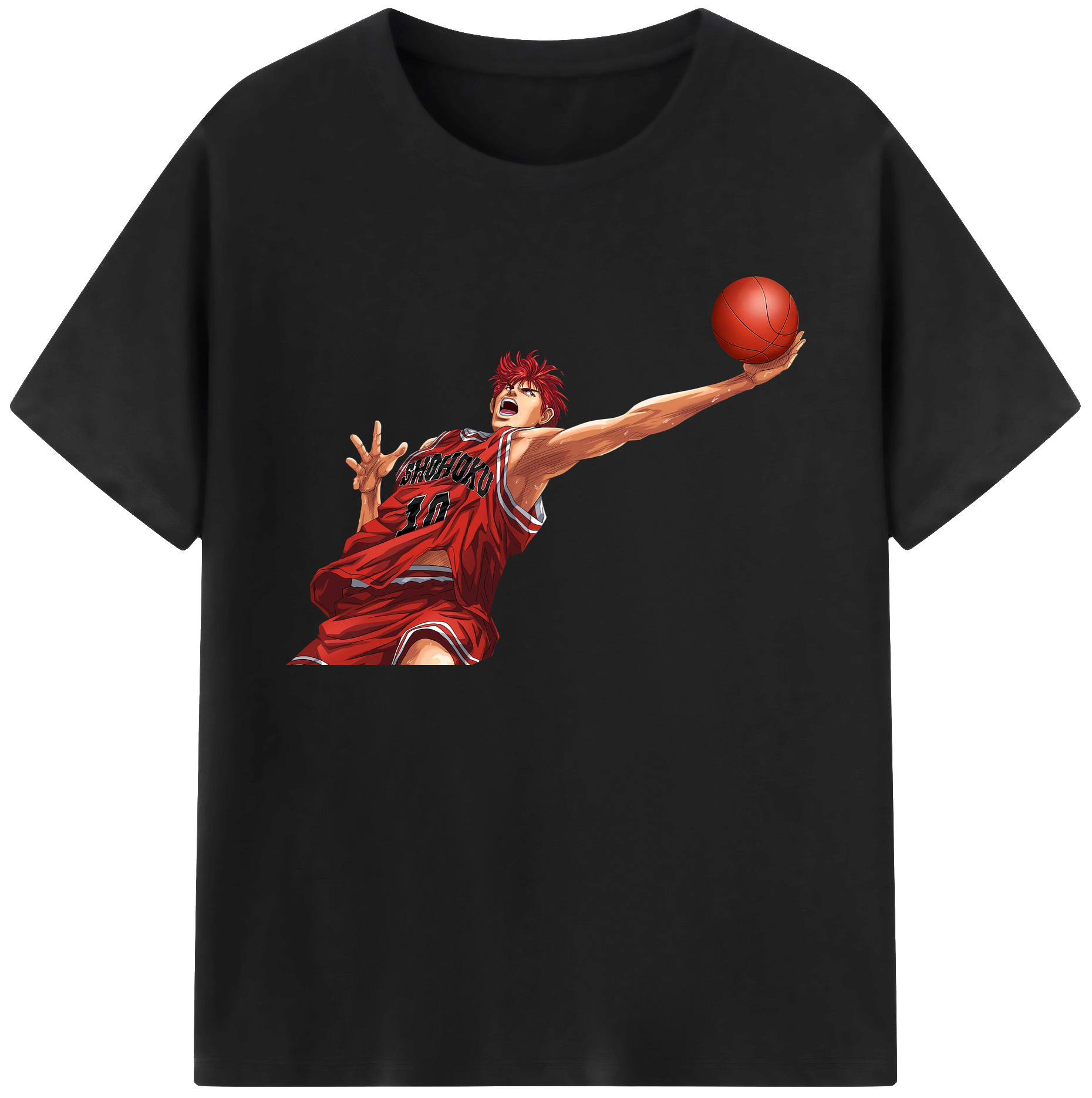 （画像用） SLAM DUNK／スラムダンク 綿100％ メンズ半袖Tシャツ｜肌触りやわらか＆通気性