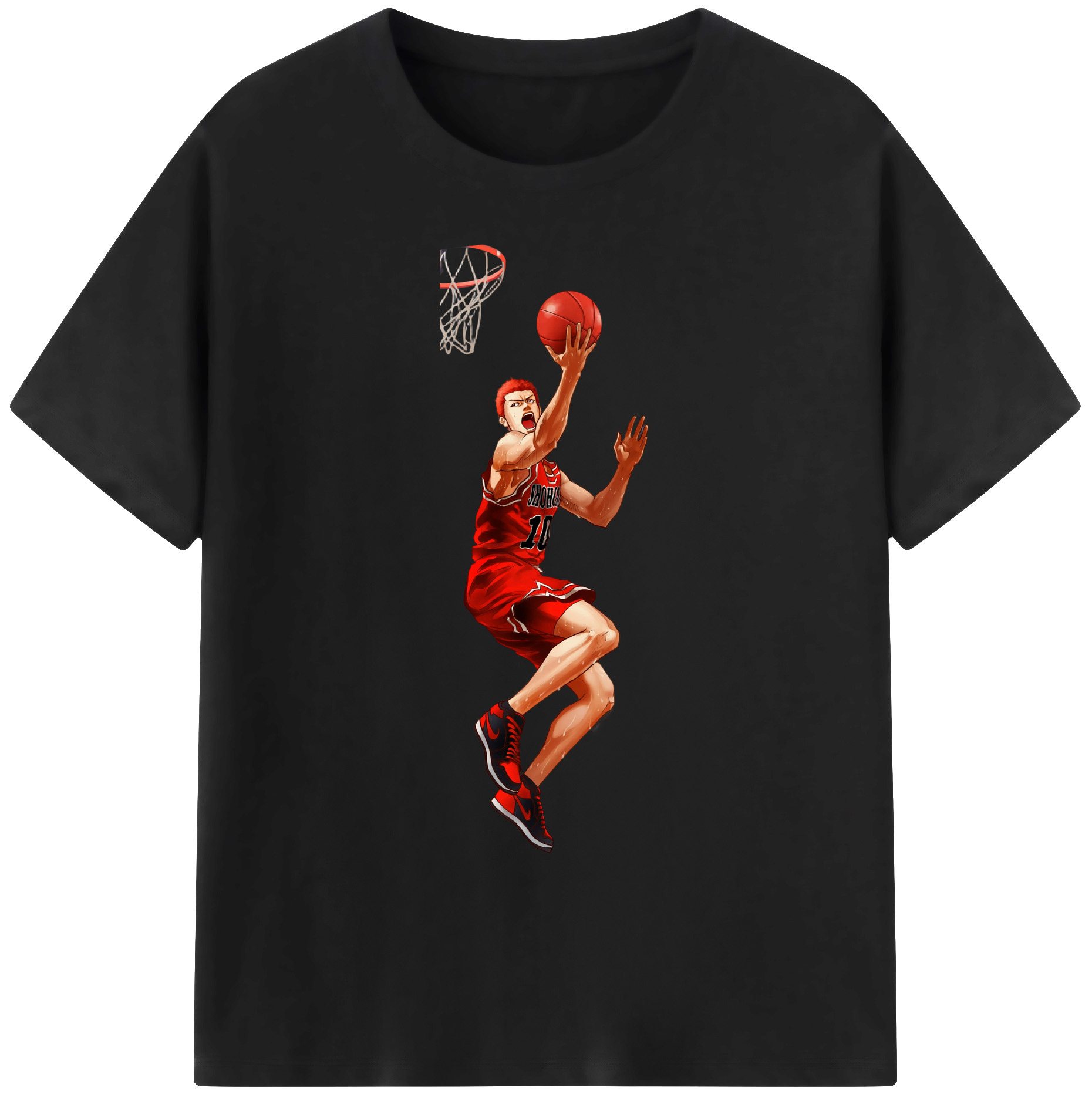 （画像用） SLAM DUNK／スラムダンク 綿100％ メンズ半袖Tシャツ｜肌触りやわらか＆通気性