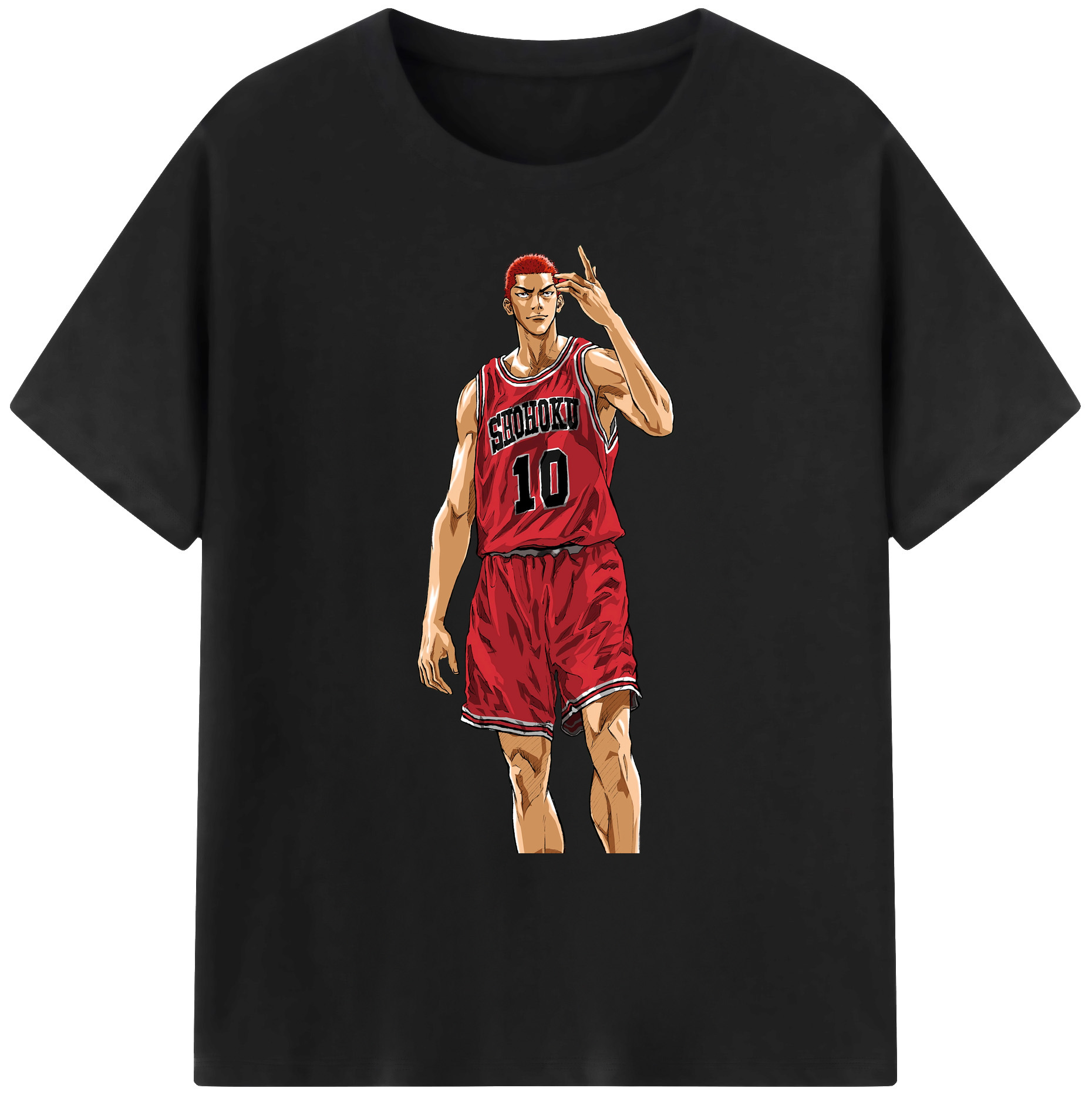 （画像用） SLAM DUNK／スラムダンク 綿100％ メンズ半袖Tシャツ｜肌触りやわらか＆通気性