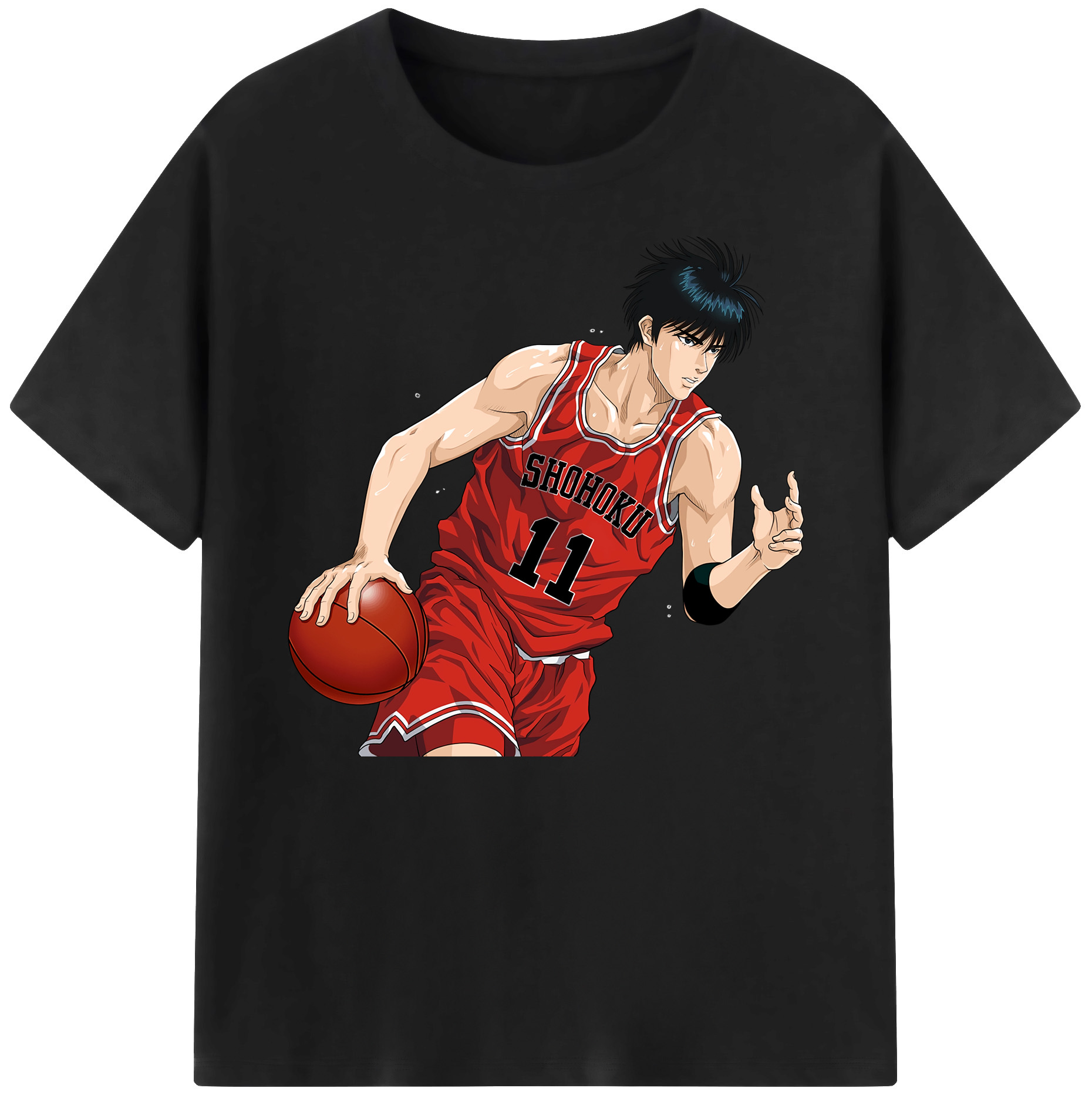 （画像用） SLAM DUNK／スラムダンク 綿100％ メンズ半袖Tシャツ｜肌触りやわらか＆通気性