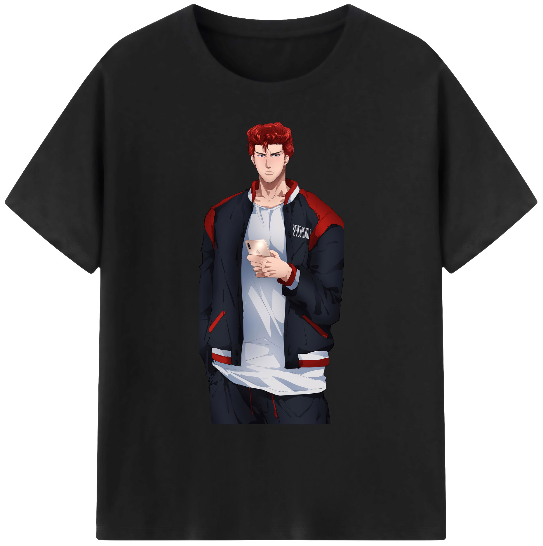 （画像用） SLAM DUNK／スラムダンク 綿100％ メンズ半袖Tシャツ｜肌触りやわらか＆通気性