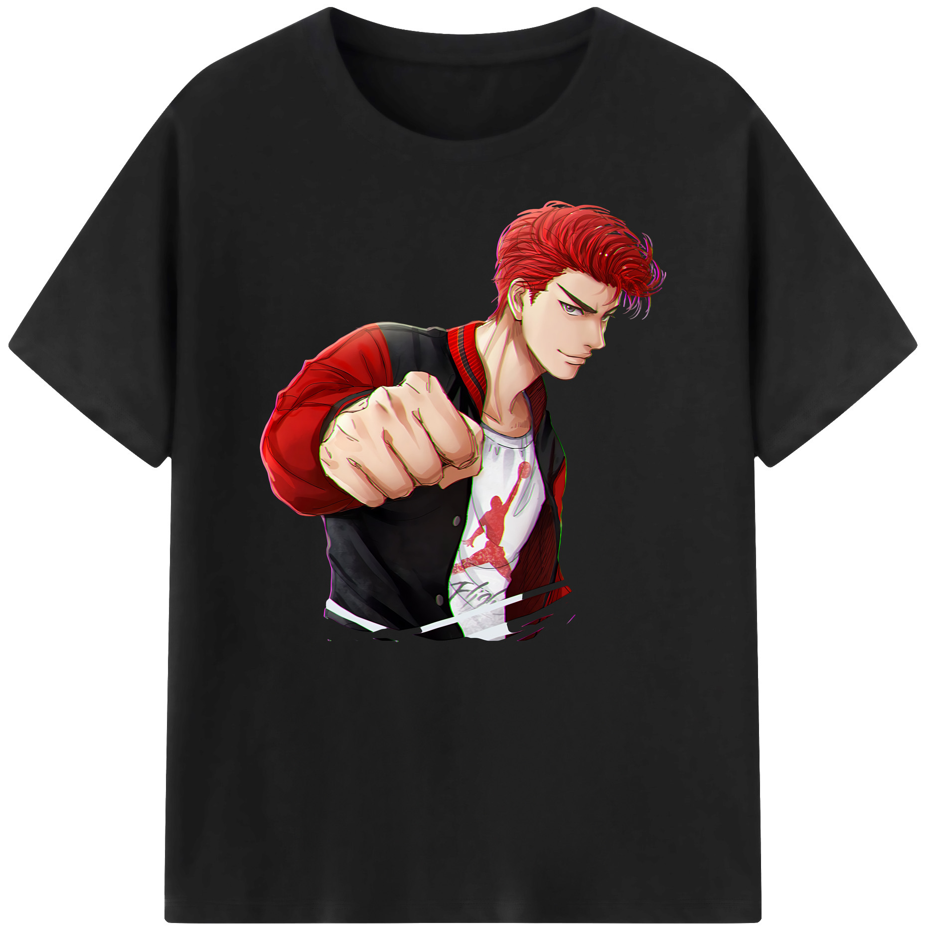 （画像用） SLAM DUNK／スラムダンク 綿100％ メンズ半袖Tシャツ｜肌触りやわらか＆通気性
