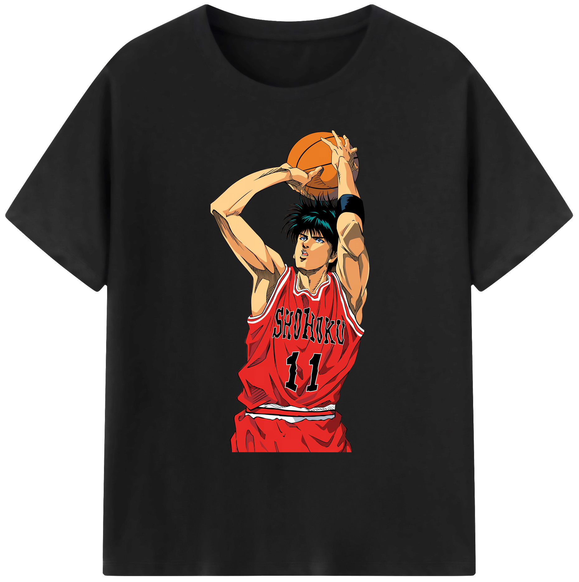 （画像用） SLAM DUNK／スラムダンク 綿100％ メンズ半袖Tシャツ｜肌触りやわらか＆通気性