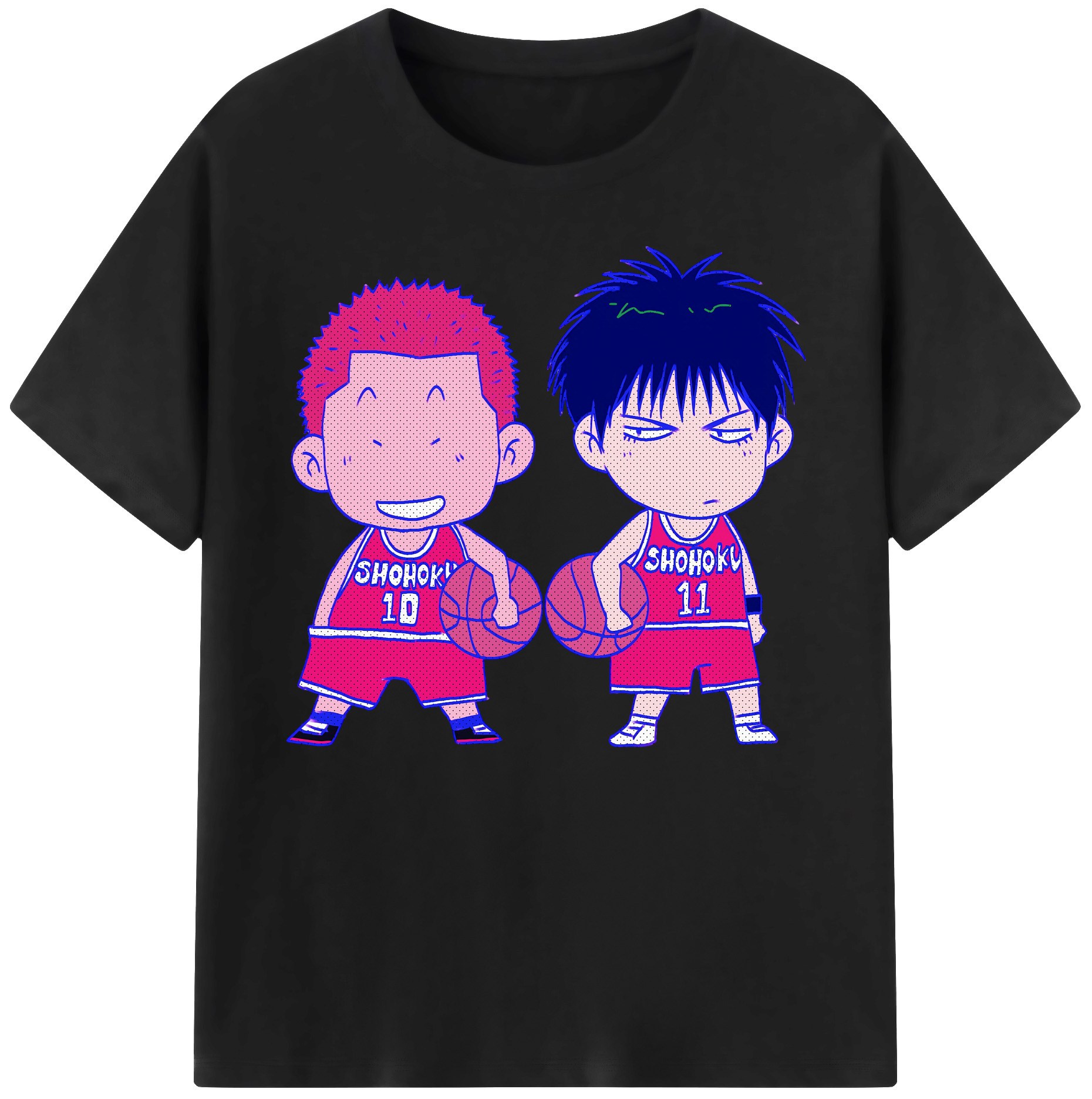 （画像用） SLAM DUNK／スラムダンク 綿100％ メンズ半袖Tシャツ｜肌触りやわらか＆通気性