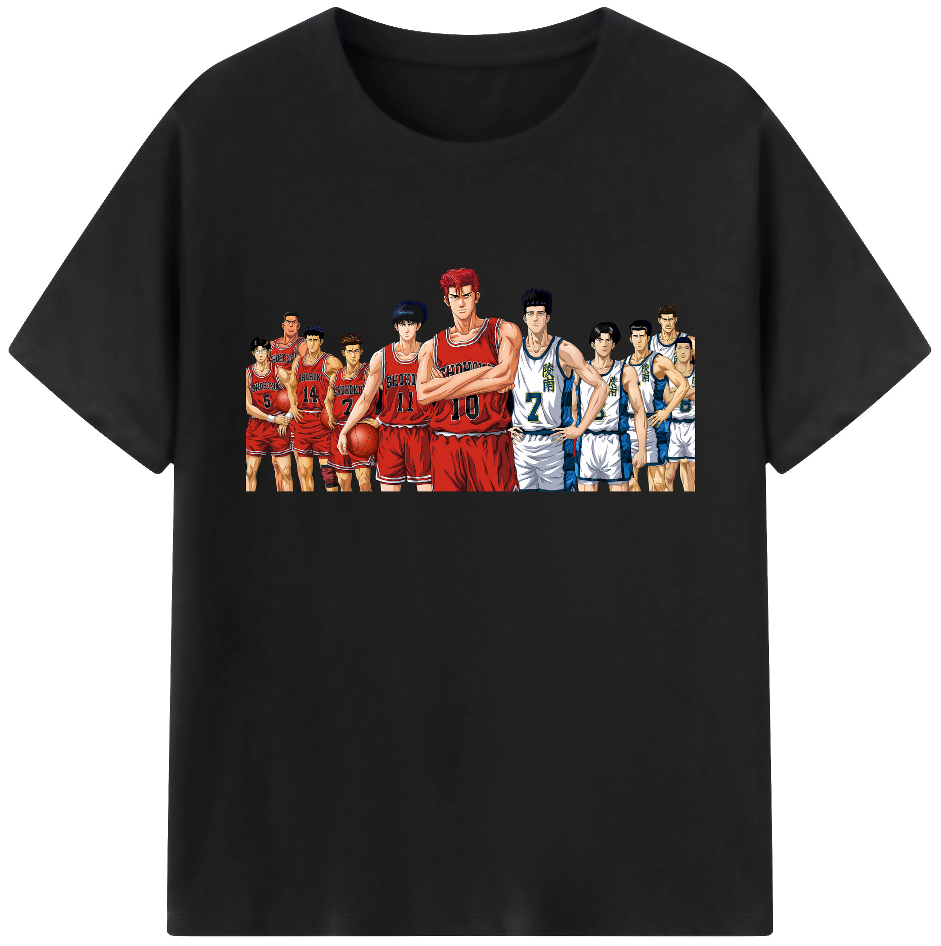 （画像用） SLAM DUNK／スラムダンク 綿100％ メンズ半袖Tシャツ｜肌触りやわらか＆通気性