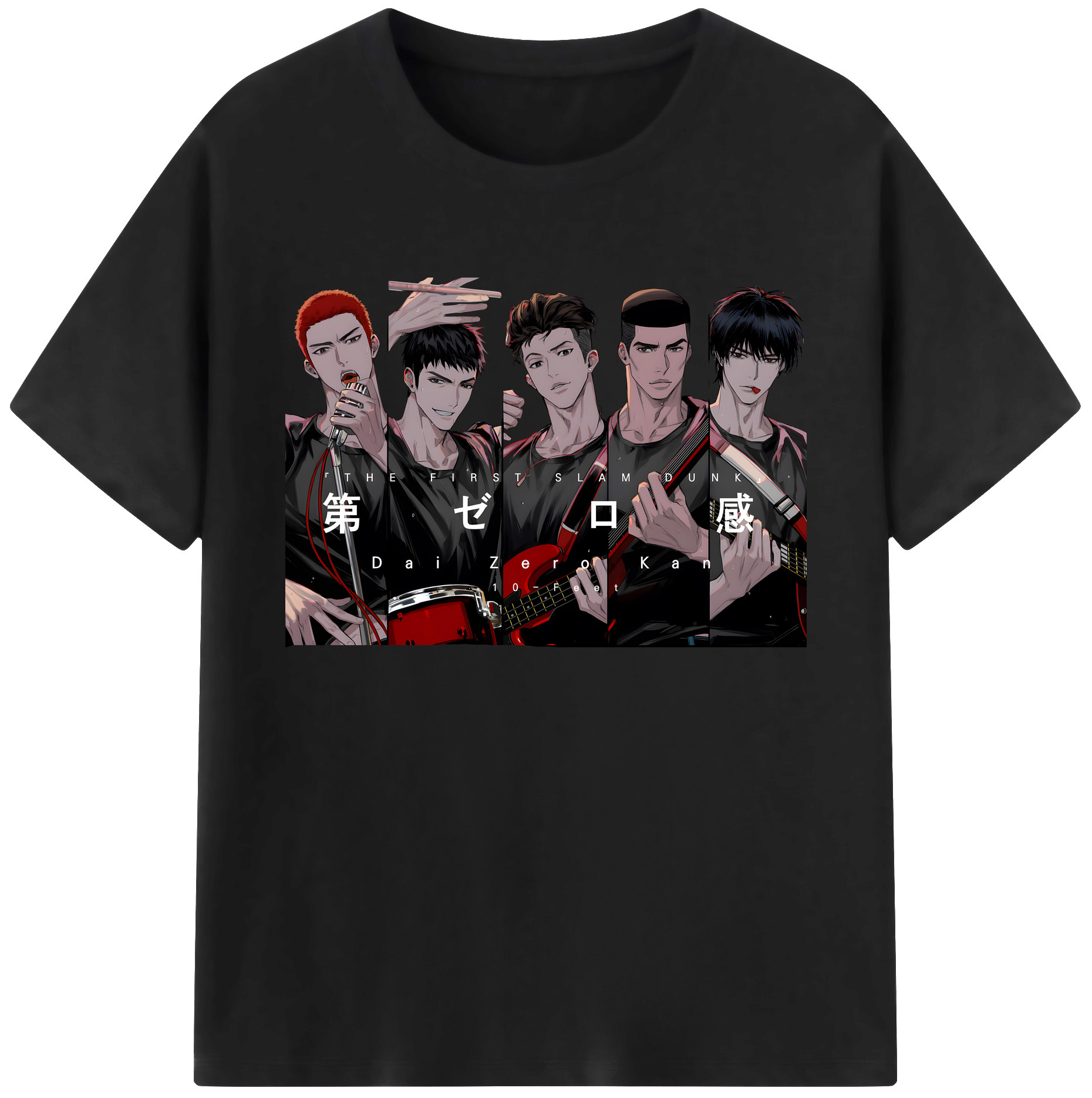 （画像用） SLAM DUNK／スラムダンク 綿100％ メンズ半袖Tシャツ｜肌触りやわらか＆通気性