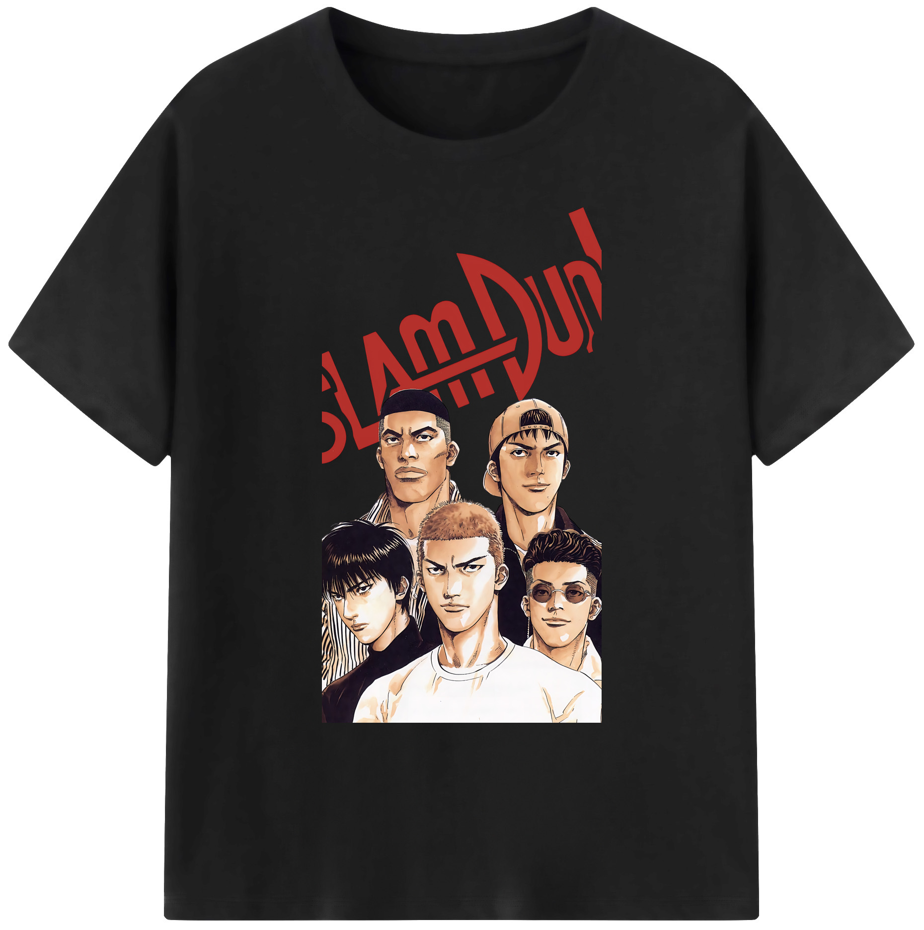 （画像用） SLAM DUNK／スラムダンク 綿100％ メンズ半袖Tシャツ｜肌触りやわらか＆通気性