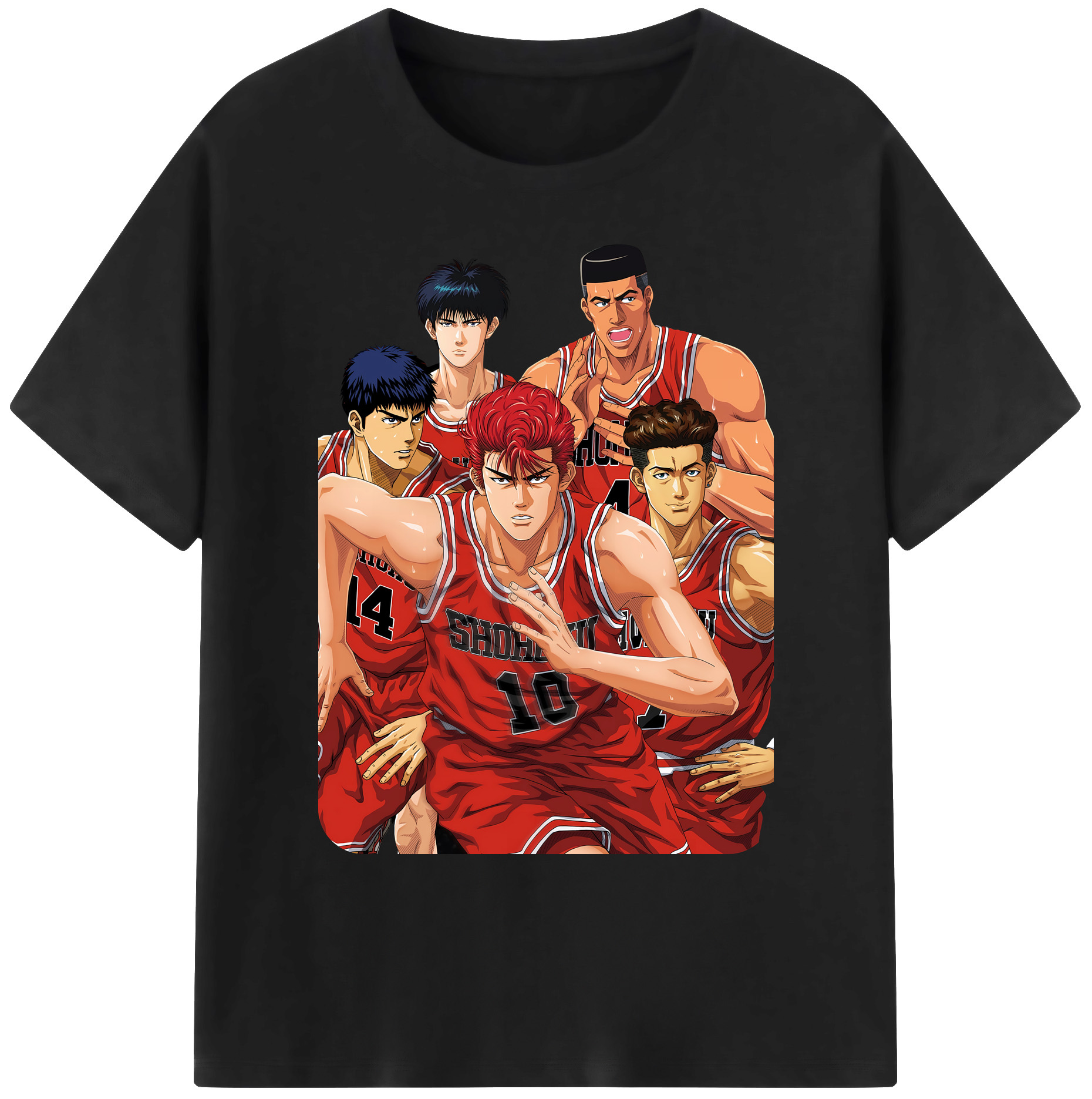 （画像用） SLAM DUNK／スラムダンク 綿100％ メンズ半袖Tシャツ｜肌触りやわらか＆通気性
