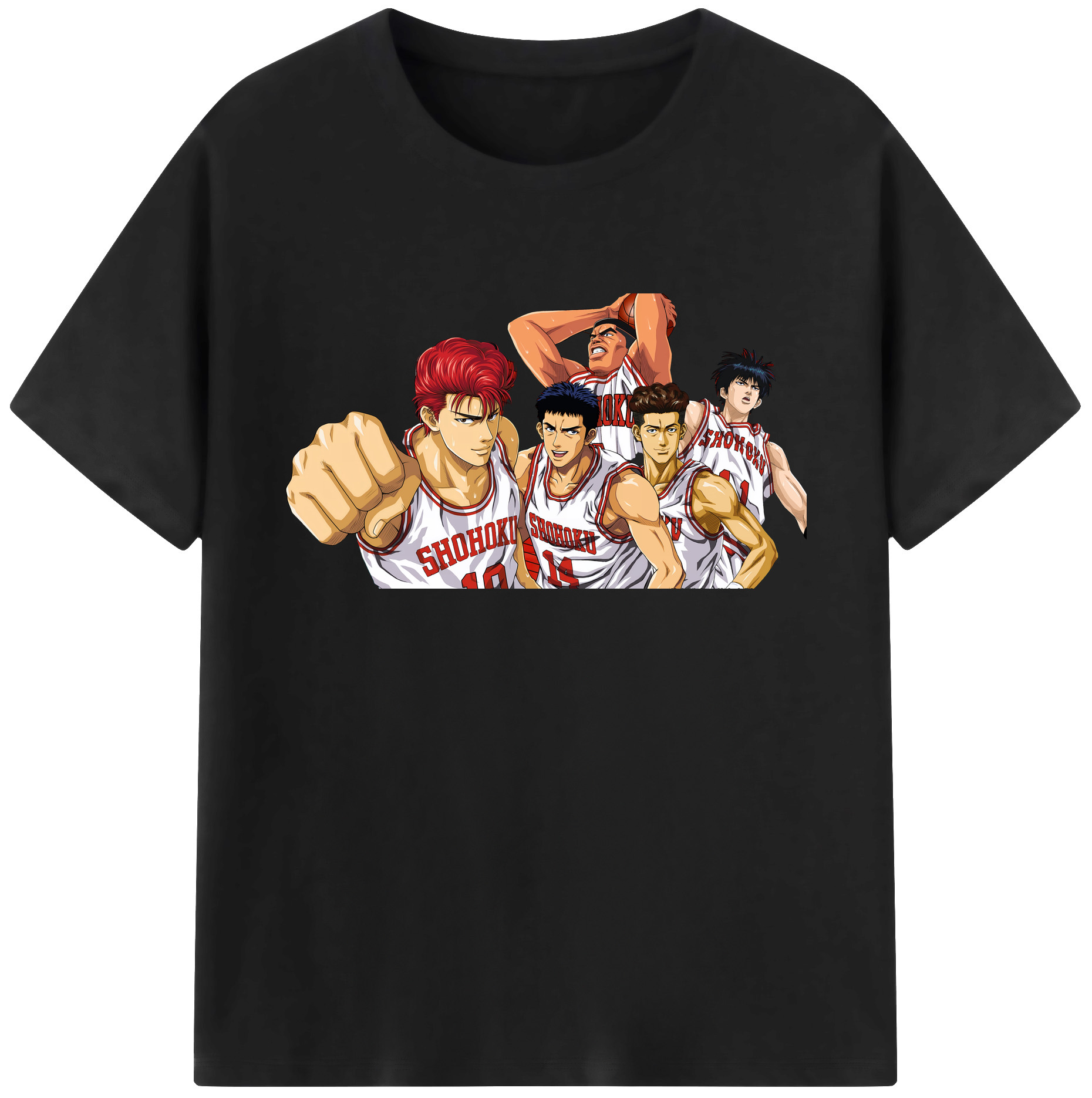 （画像用） SLAM DUNK／スラムダンク 綿100％ メンズ半袖Tシャツ｜肌触りやわらか＆通気性
