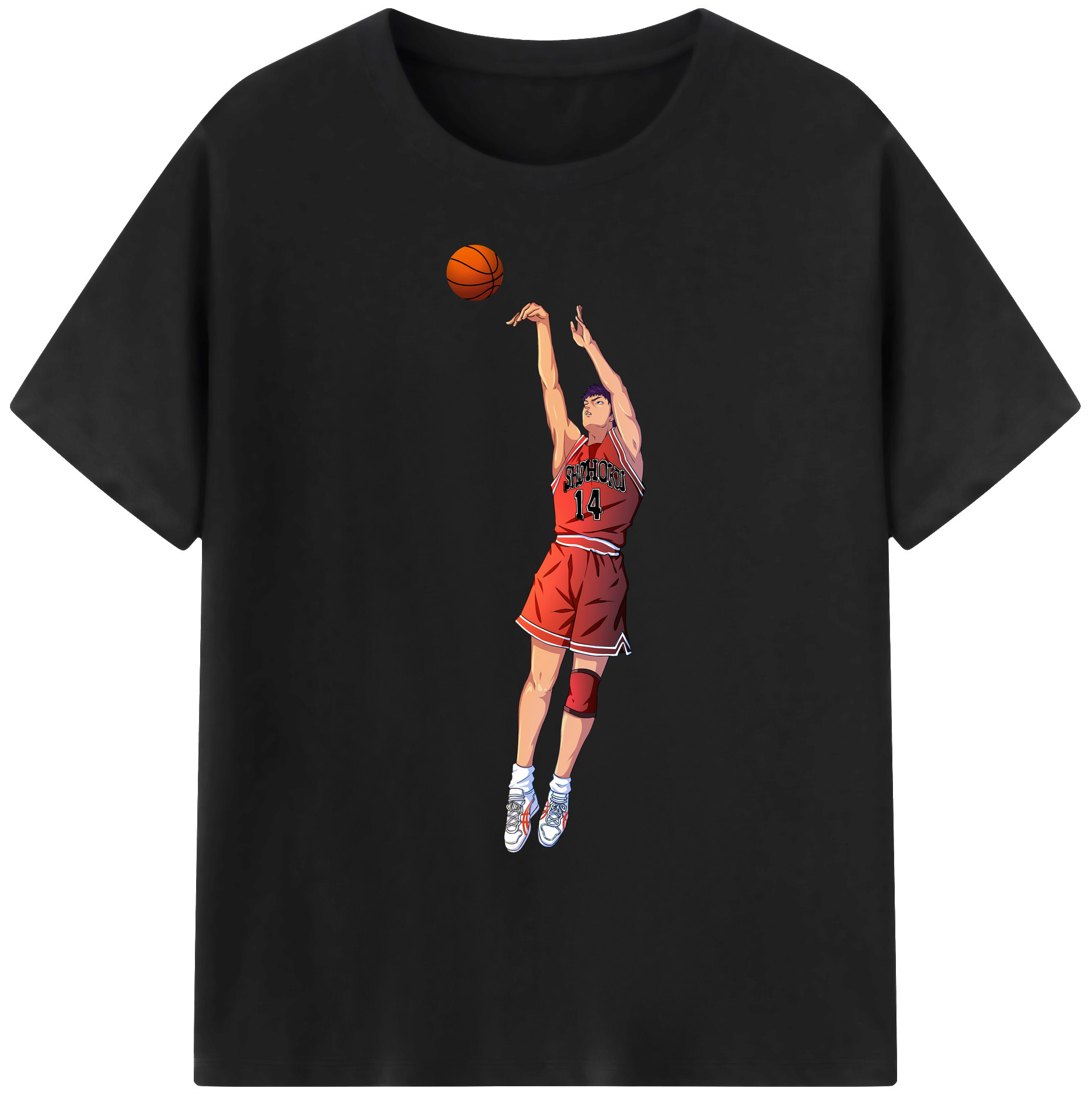 （画像用） SLAM DUNK／スラムダンク 綿100％ メンズ半袖Tシャツ｜肌触りやわらか＆通気性