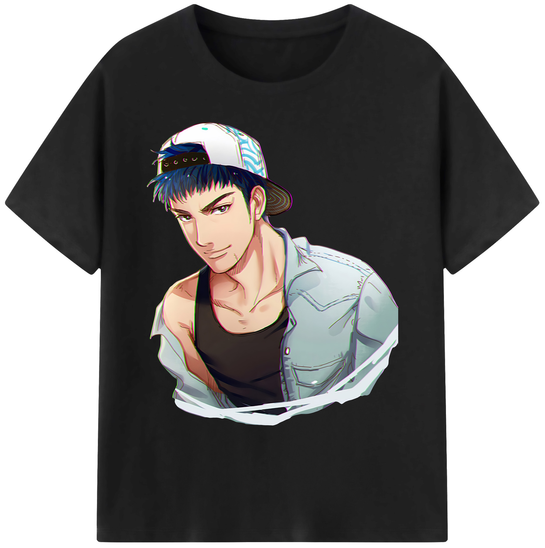 （画像用） SLAM DUNK／スラムダンク 綿100％ メンズ半袖Tシャツ｜肌触りやわらか＆通気性