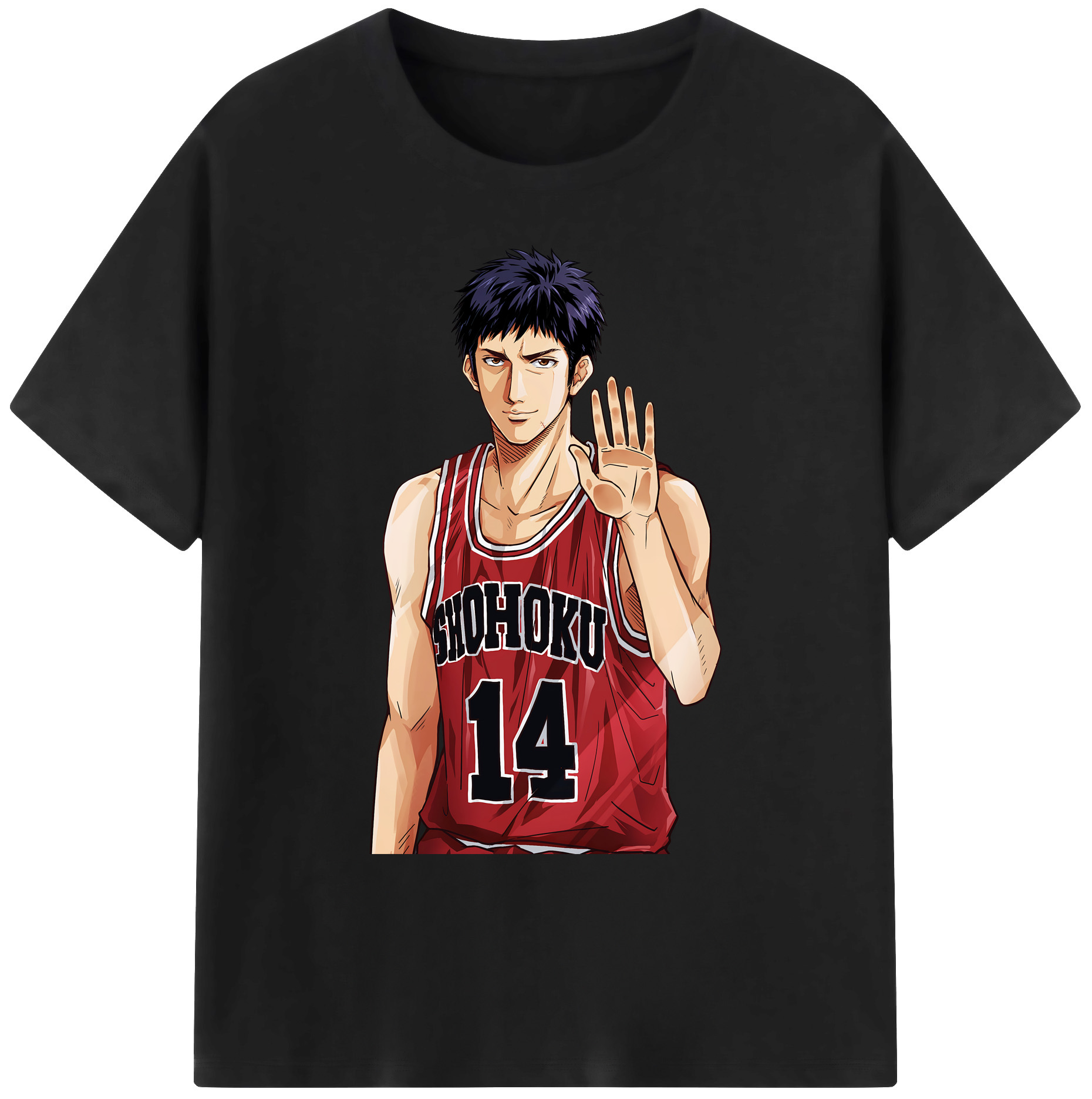 （画像用） SLAM DUNK／スラムダンク 綿100％ メンズ半袖Tシャツ｜肌触りやわらか＆通気性