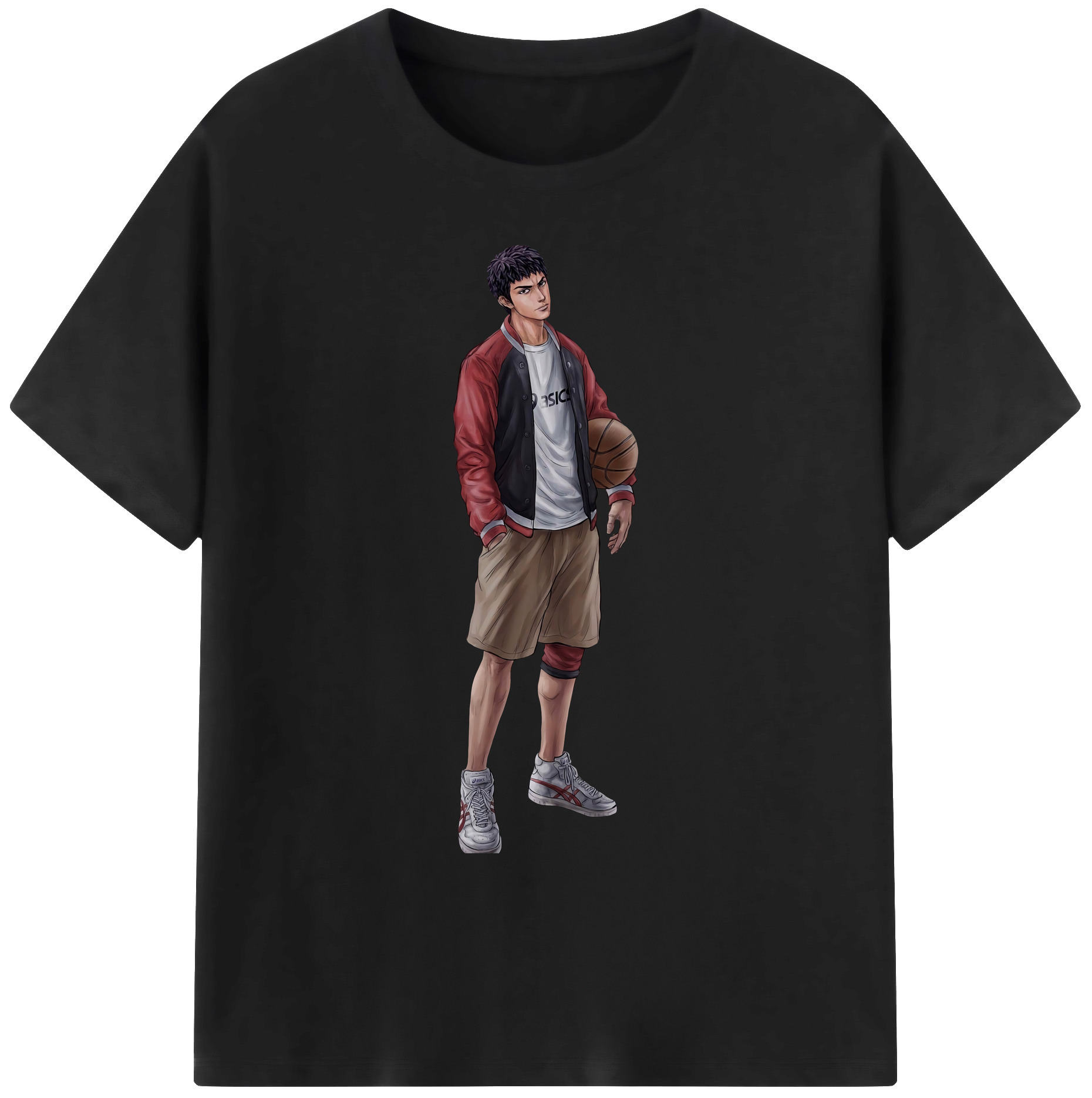（画像用） SLAM DUNK／スラムダンク 綿100％ メンズ半袖Tシャツ｜肌触りやわらか＆通気性