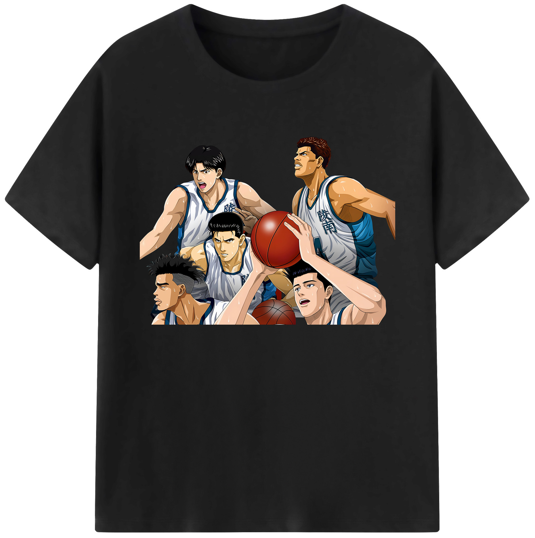 （画像用） SLAM DUNK／スラムダンク 綿100％ メンズ半袖Tシャツ｜肌触りやわらか＆通気性