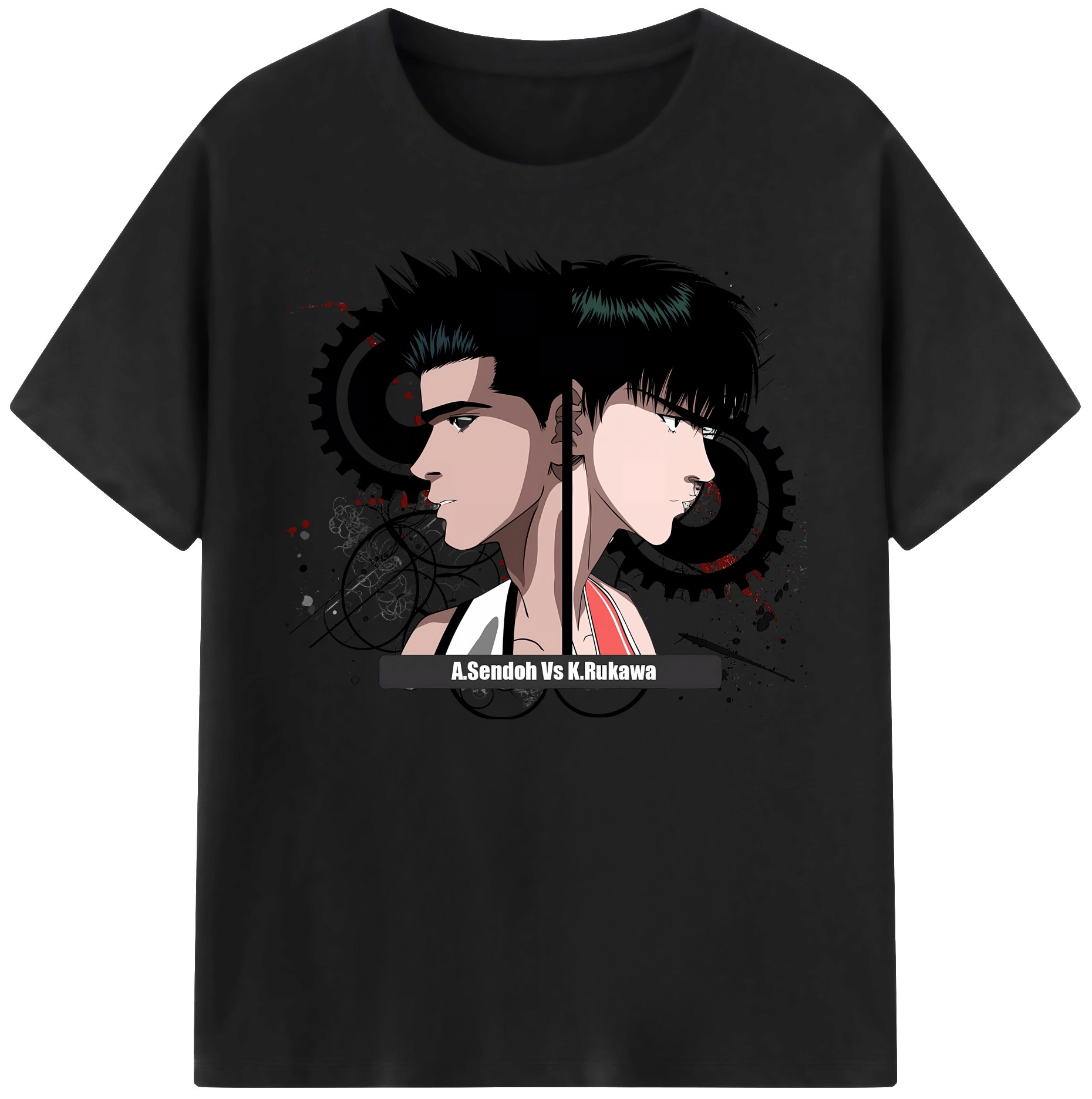 （画像用） SLAM DUNK／スラムダンク 綿100％ メンズ半袖Tシャツ｜肌触りやわらか＆通気性