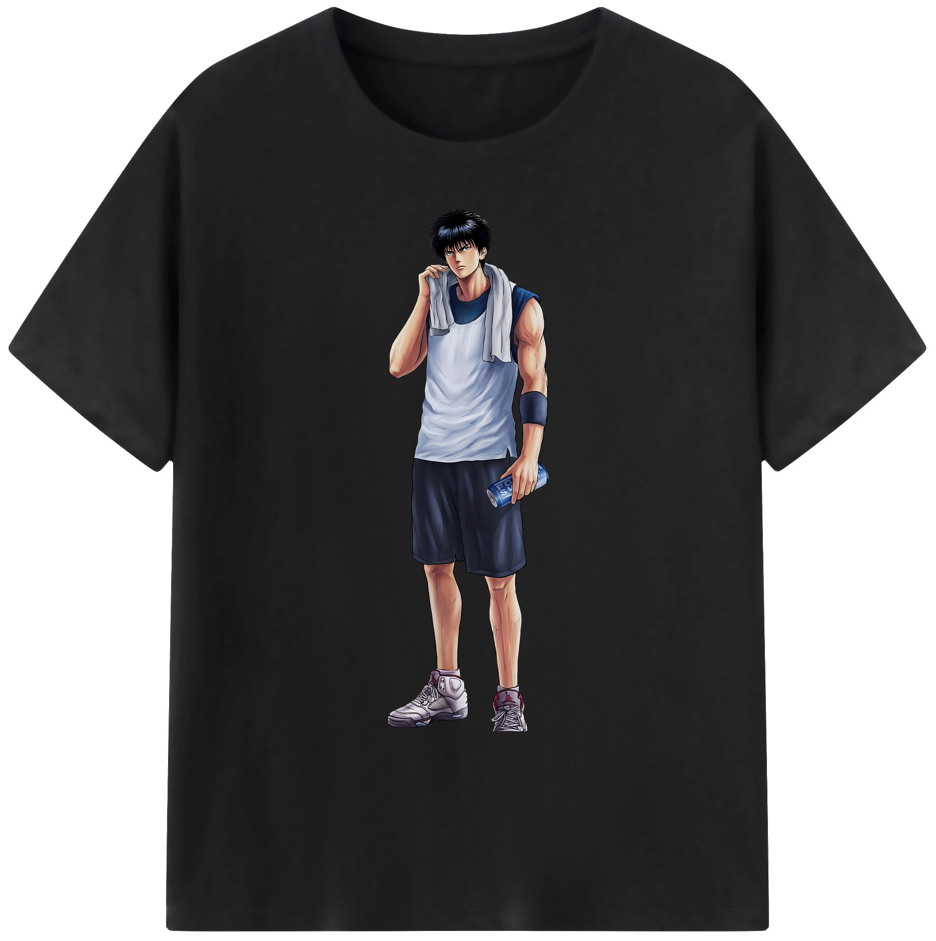 （画像用） SLAM DUNK／スラムダンク 綿100％ メンズ半袖Tシャツ｜肌触りやわらか＆通気性