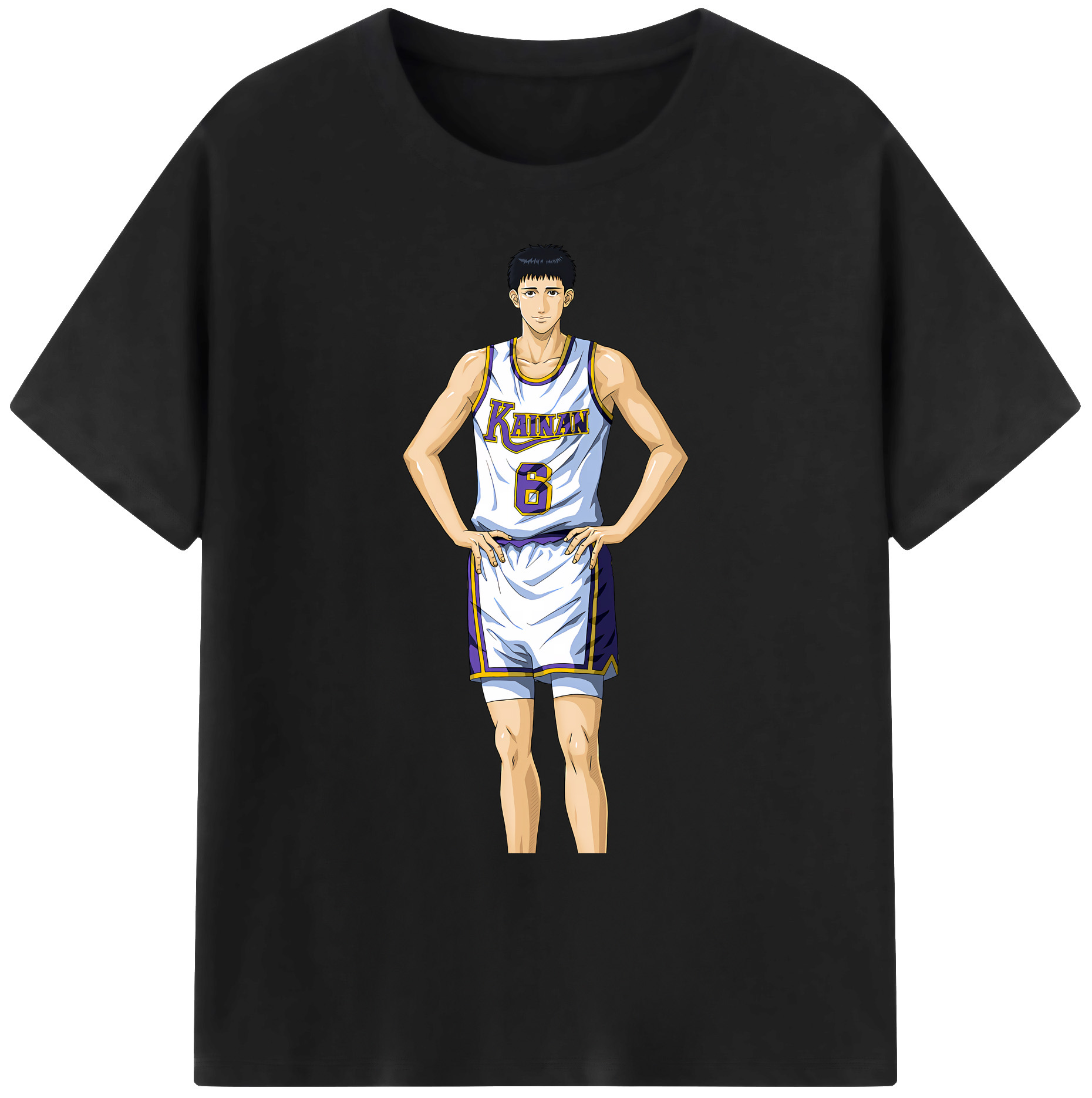 （画像用） SLAM DUNK／スラムダンク 綿100％ メンズ半袖Tシャツ｜肌触りやわらか＆通気性