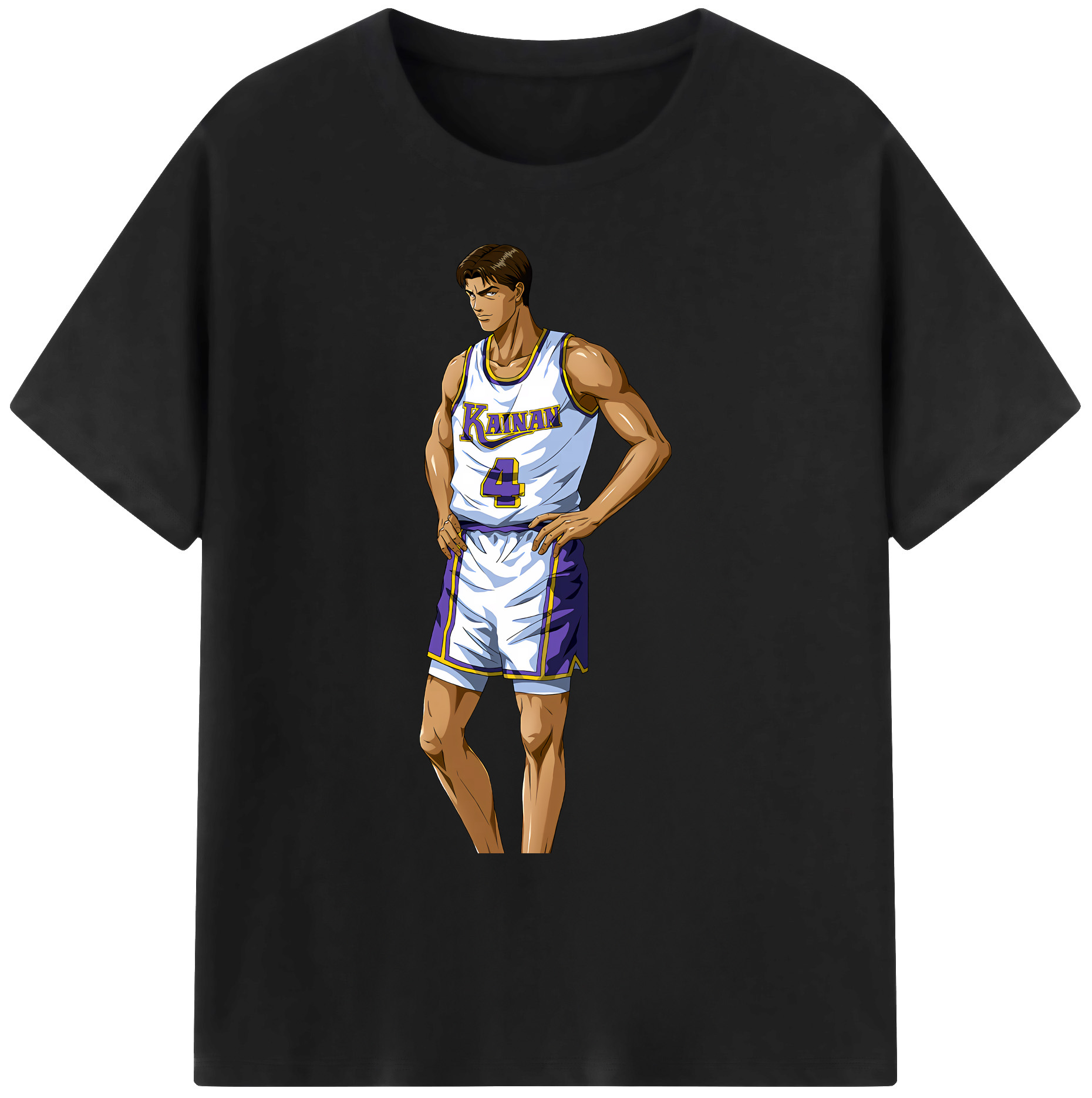 （画像用） SLAM DUNK／スラムダンク 綿100％ メンズ半袖Tシャツ｜肌触りやわらか＆通気性