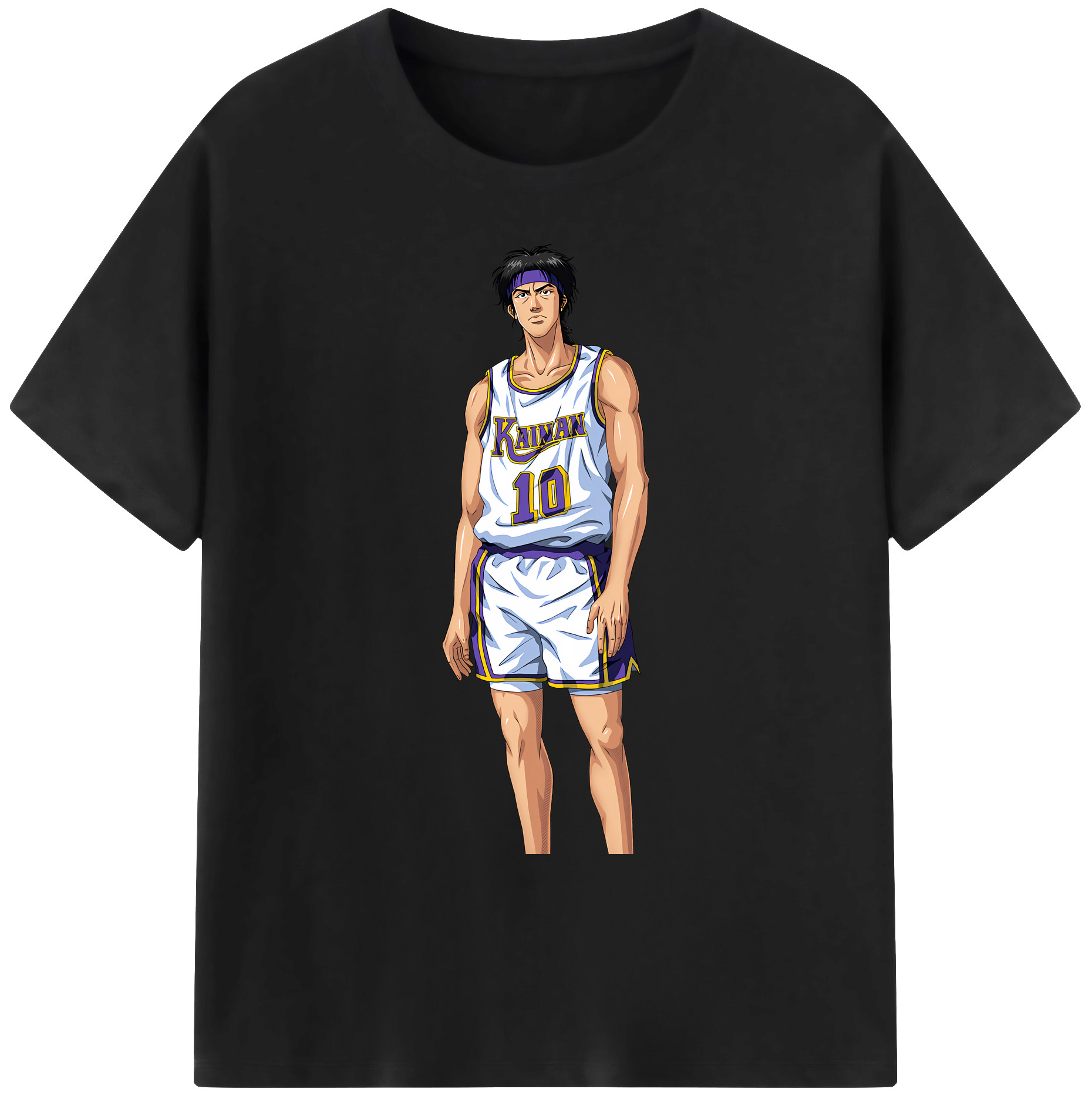 （画像用） SLAM DUNK／スラムダンク 綿100％ メンズ半袖Tシャツ｜肌触りやわらか＆通気性