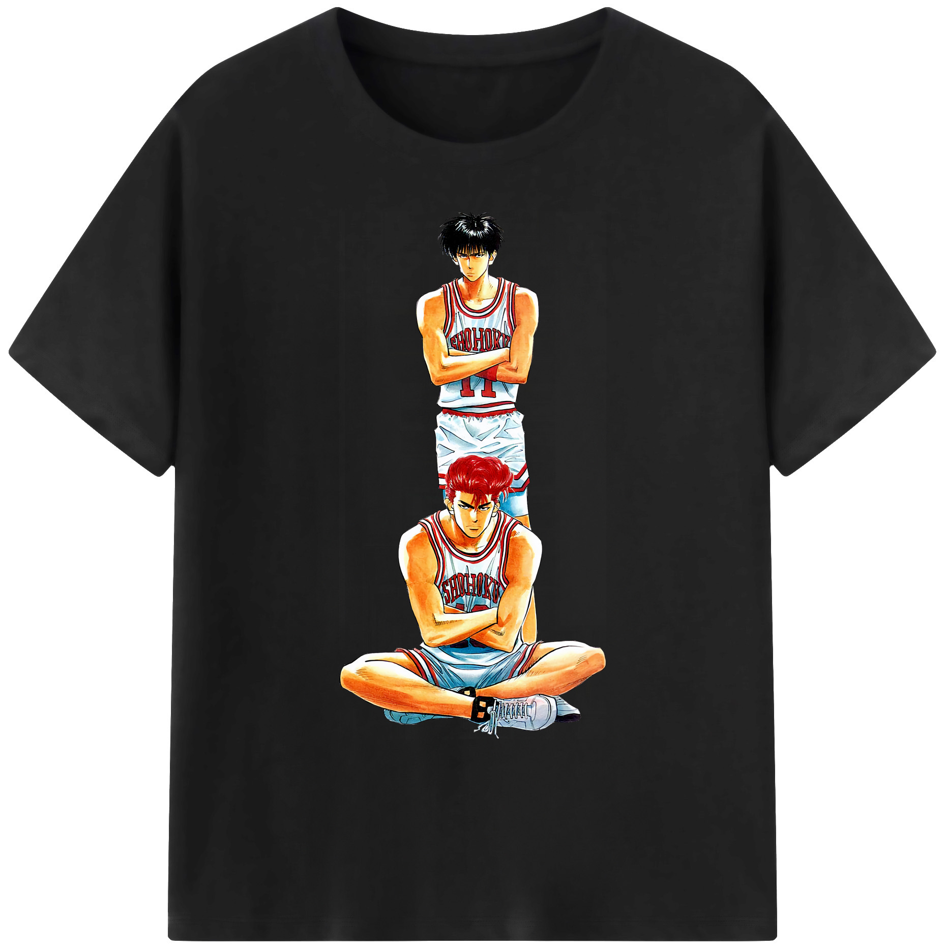 （画像用） SLAM DUNK／スラムダンク 綿100％ メンズ半袖Tシャツ｜肌触りやわらか＆通気性