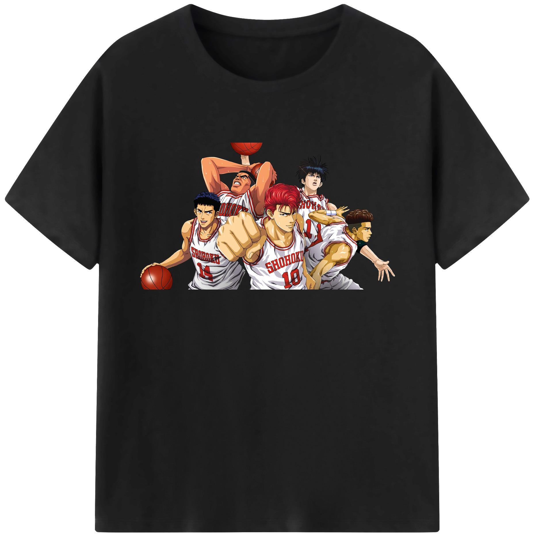 SLAM DUNK／スラムダンク 綿100％ メンズ半袖Tシャツ｜肌触りやわらか＆通気性