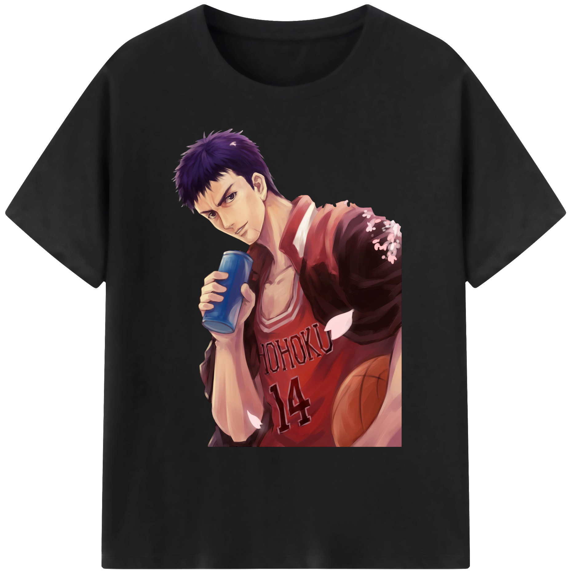 （画像用） SLAM DUNK／スラムダンク 綿100％ メンズ半袖Tシャツ｜肌触りやわらか＆通気性