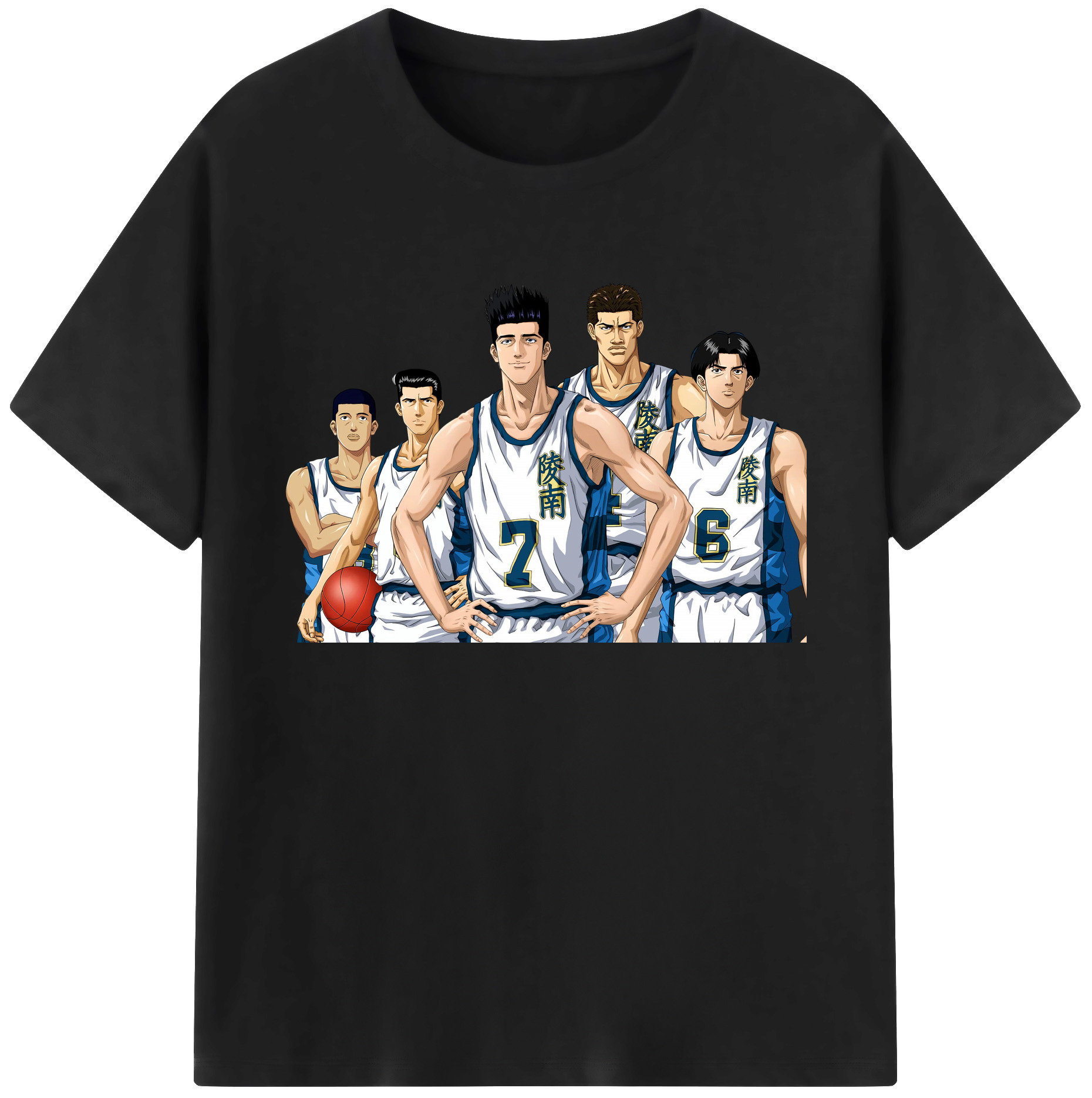 （画像用） SLAM DUNK／スラムダンク 綿100％ メンズ半袖Tシャツ｜肌触りやわらか＆通気性