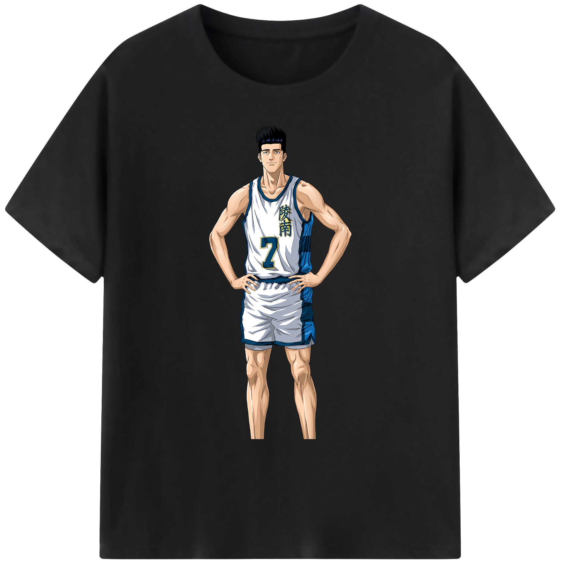 （画像用） SLAM DUNK／スラムダンク 綿100％ メンズ半袖Tシャツ｜肌触りやわらか＆通気性