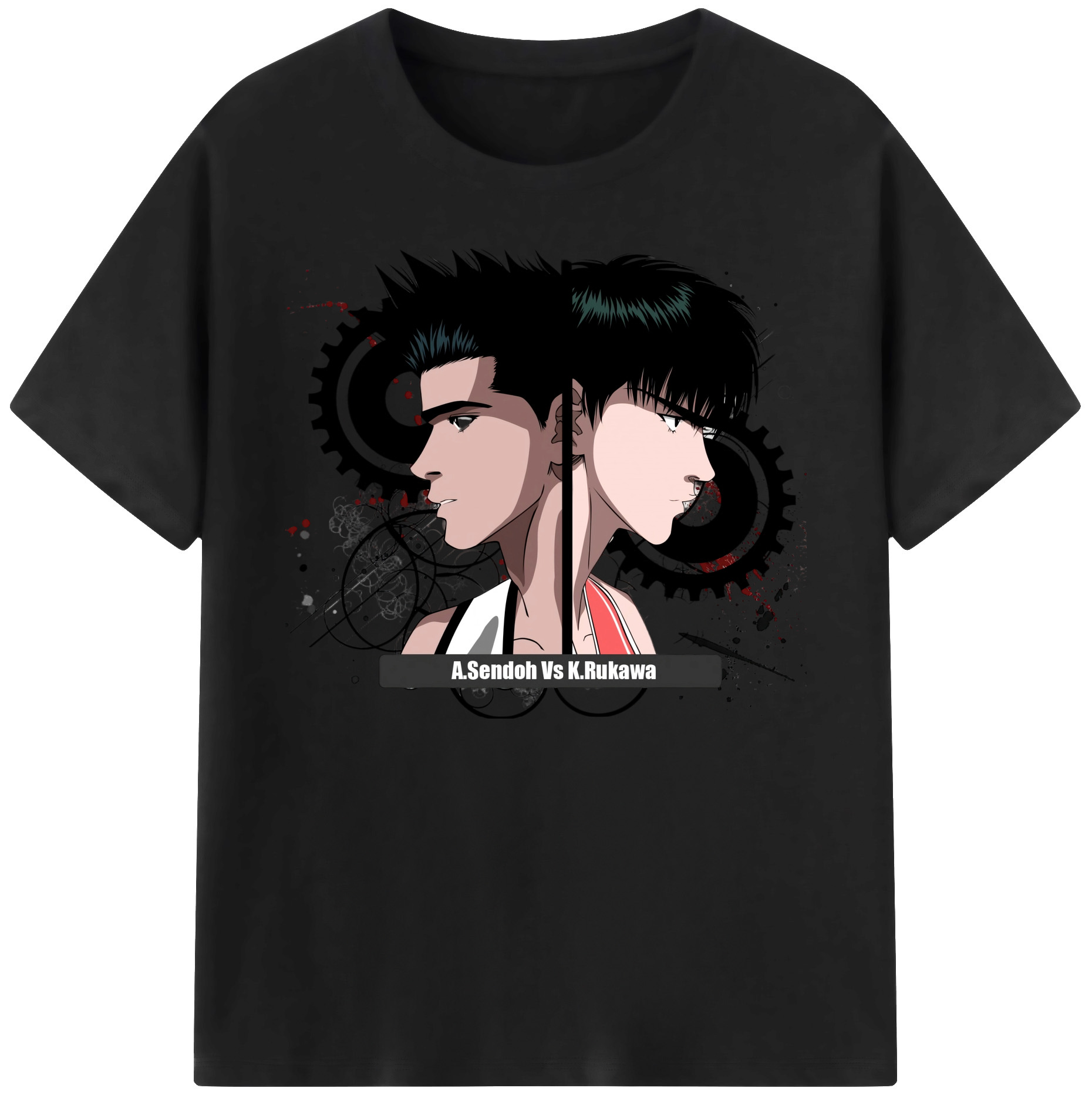 （画像用） SLAM DUNK／スラムダンク 綿100％ メンズ半袖Tシャツ｜肌触りやわらか＆通気性