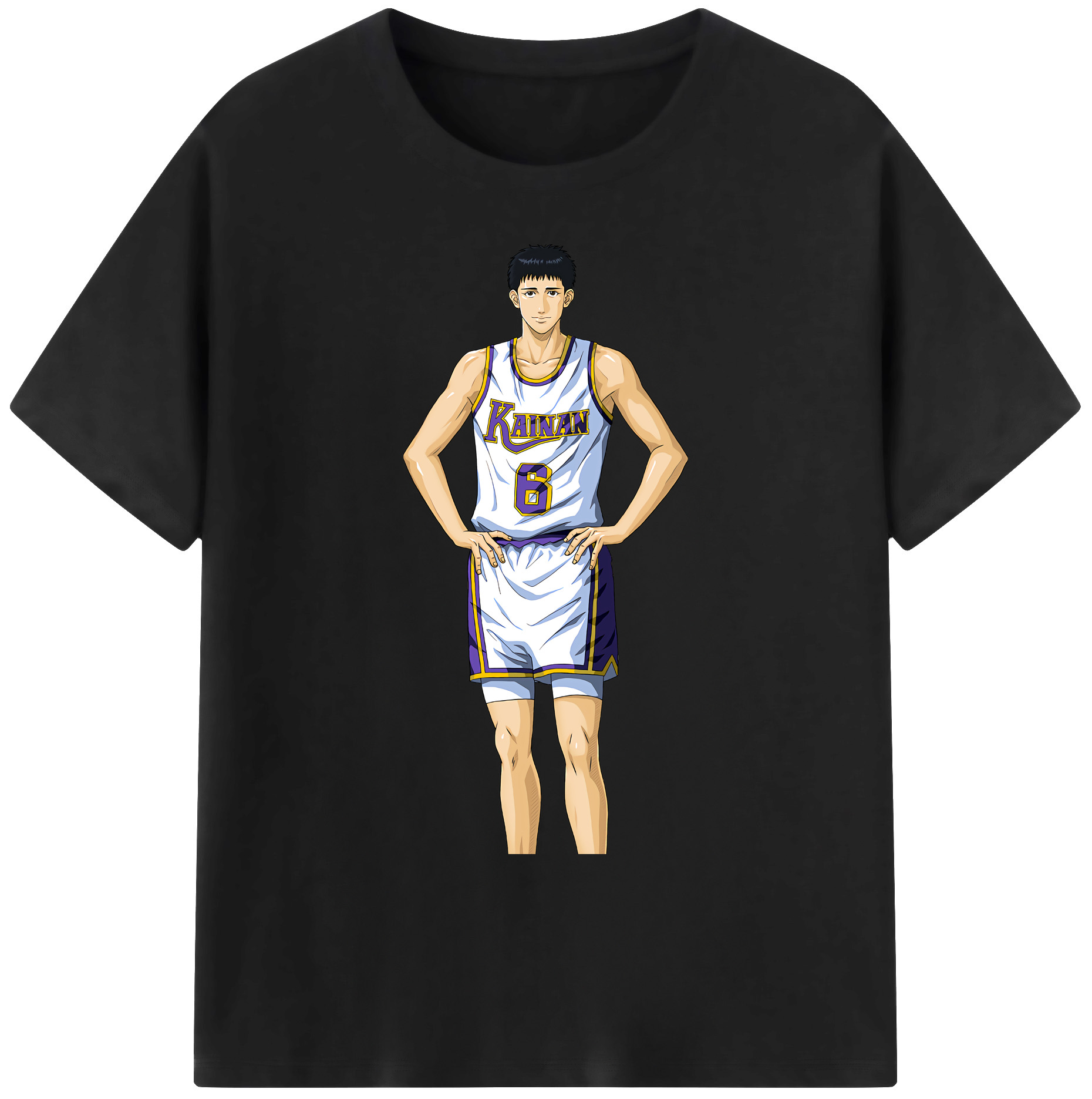（画像用） SLAM DUNK／スラムダンク 綿100％ メンズ半袖Tシャツ｜肌触りやわらか＆通気性