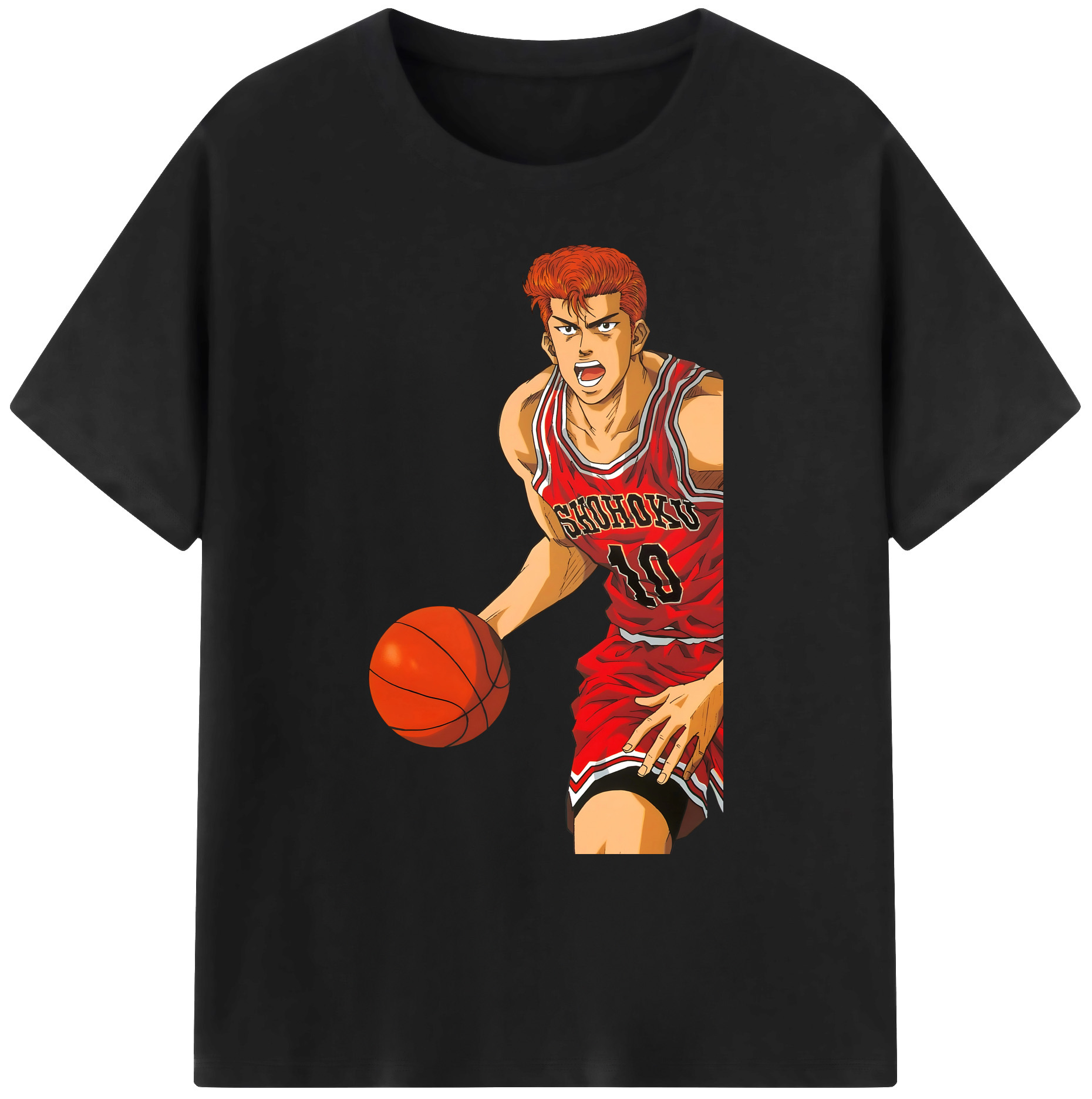（画像用） SLAM DUNK／スラムダンク 綿100％ メンズ半袖Tシャツ｜肌触りやわらか＆通気性