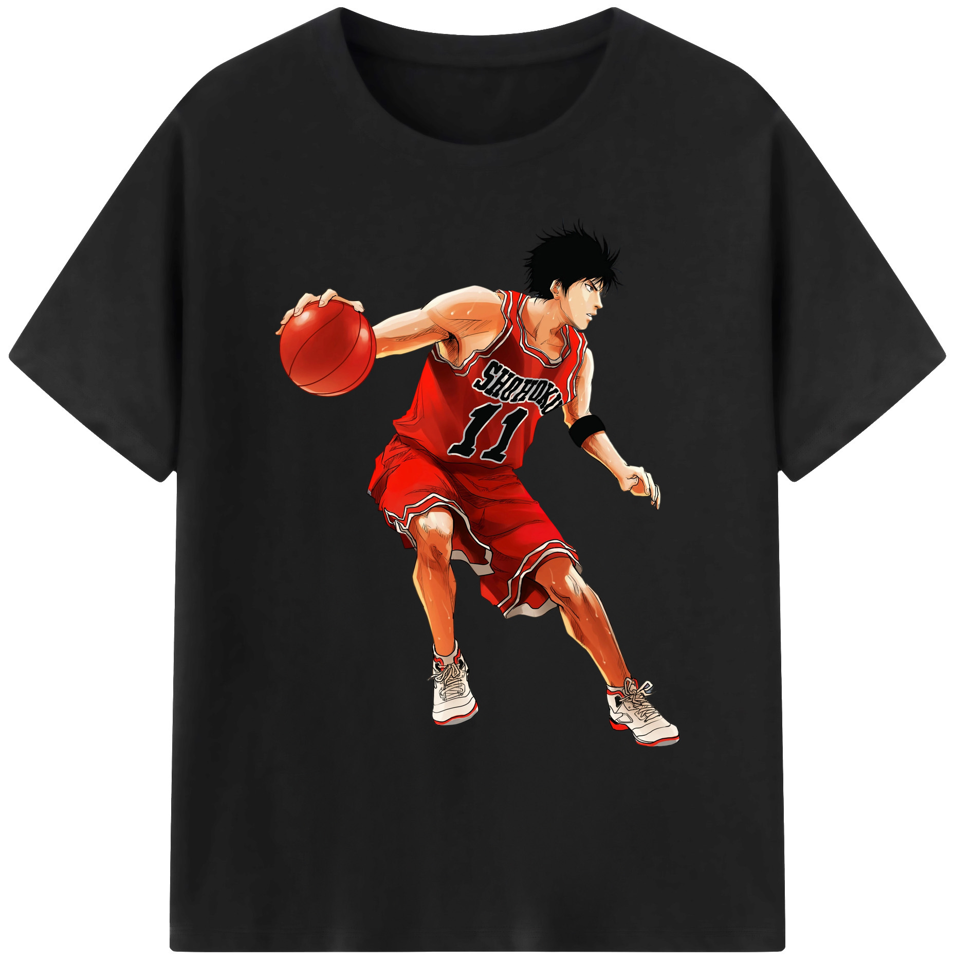 （画像用） SLAM DUNK／スラムダンク 綿100％ メンズ半袖Tシャツ｜肌触りやわらか＆通気性