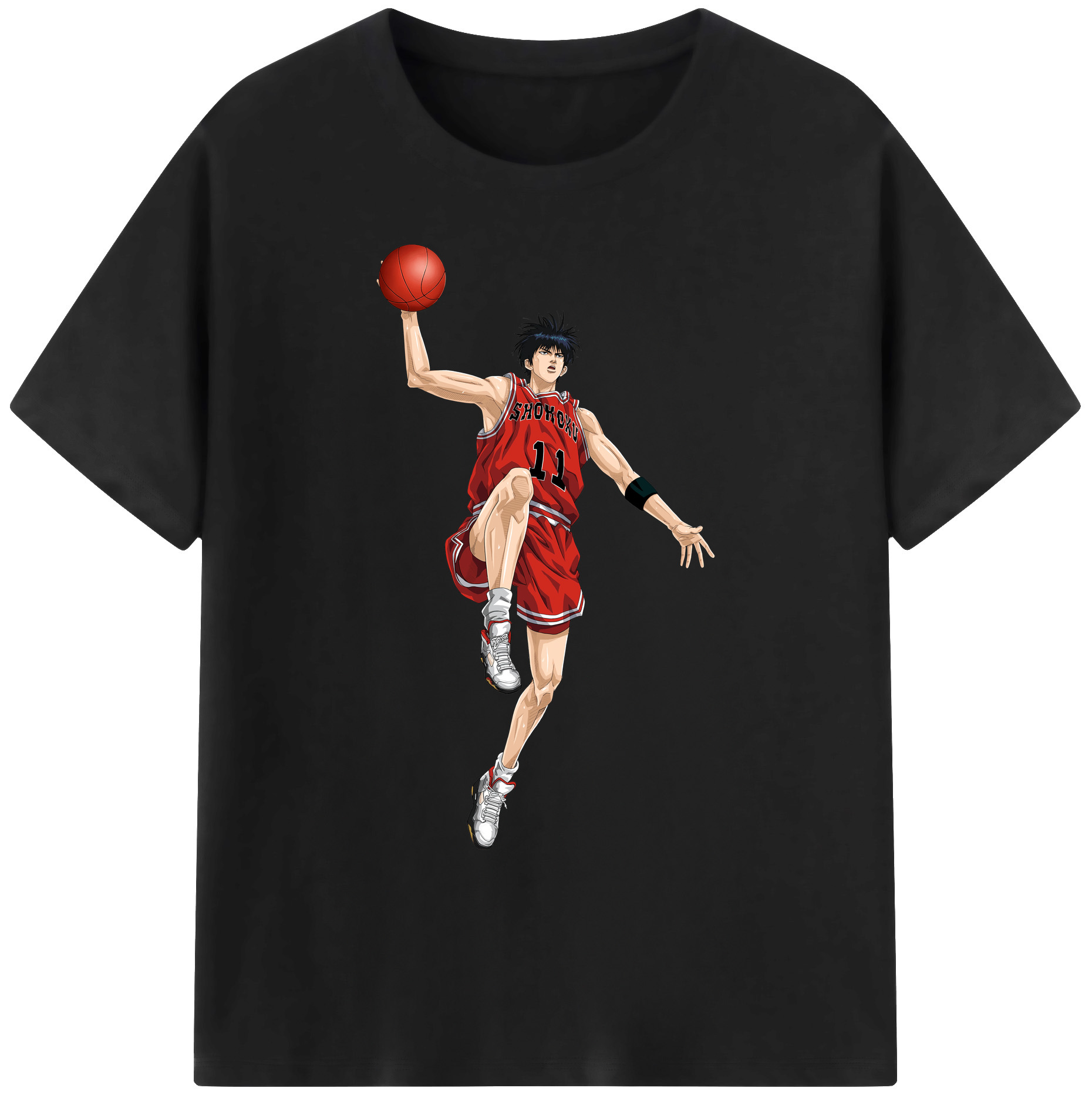 （画像用） SLAM DUNK／スラムダンク 綿100％ メンズ半袖Tシャツ｜肌触りやわらか＆通気性
