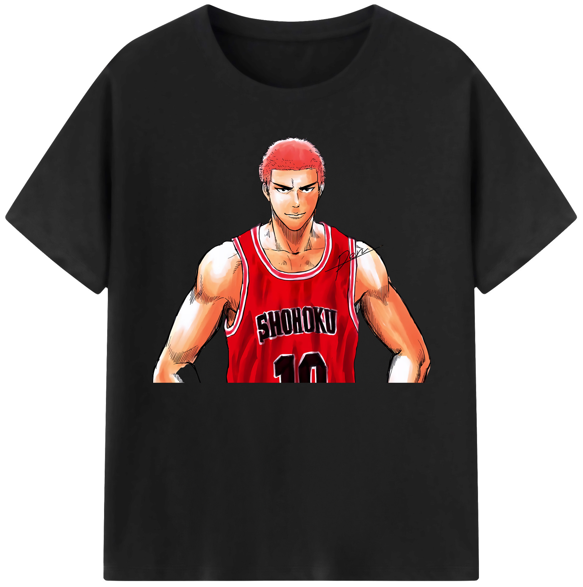 （画像用） SLAM DUNK／スラムダンク 綿100％ メンズ半袖Tシャツ｜肌触りやわらか＆通気性