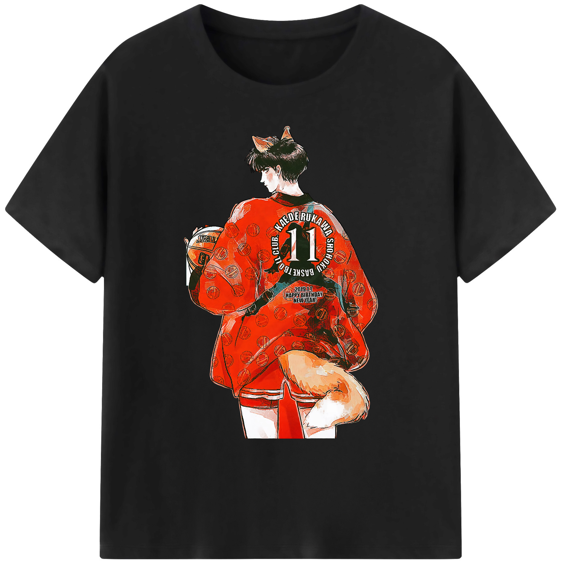 （画像用） SLAM DUNK／スラムダンク 綿100％ メンズ半袖Tシャツ｜肌触りやわらか＆通気性